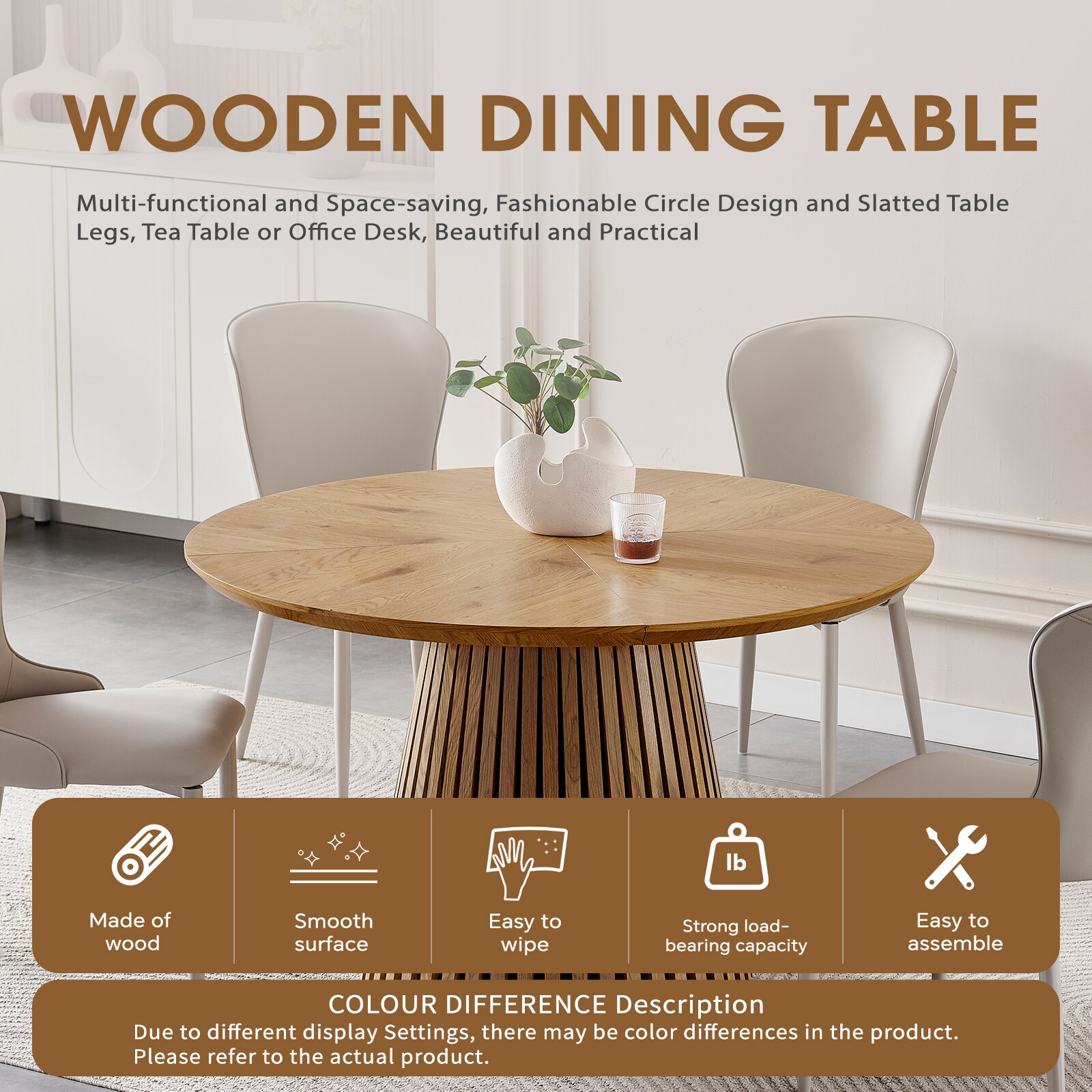 SINOFURN SYA010268WT Dining-Tables - View #5