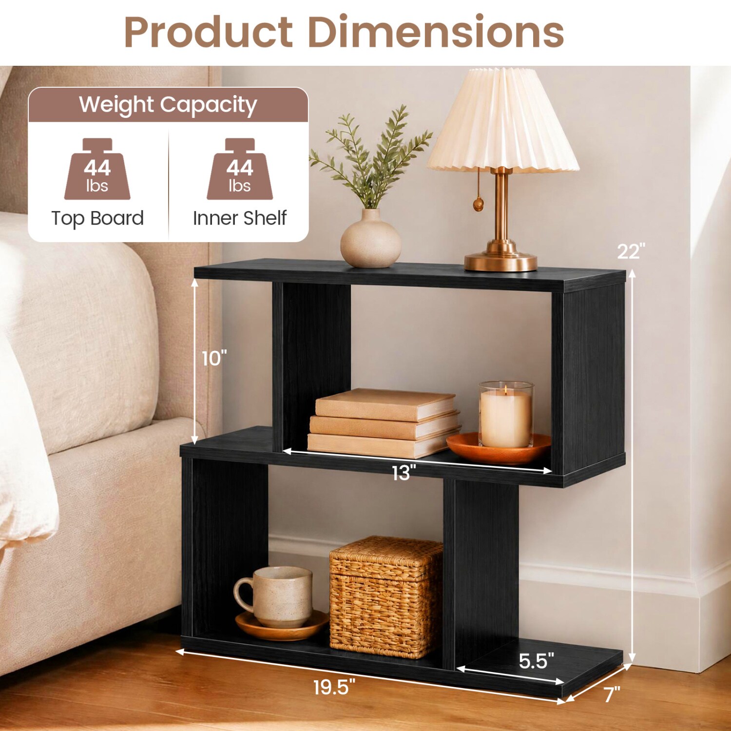 Slickblue D-CO-2-KD24241VJ bookcases - View #3