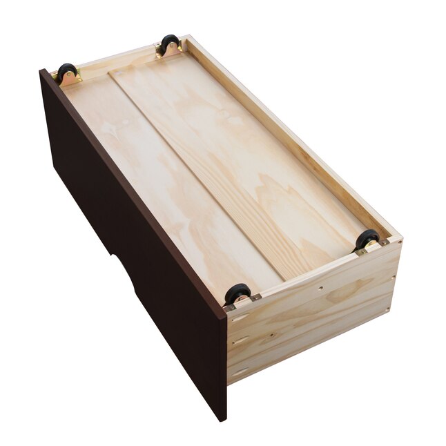 Palace Imports 2 Drawers Java Wheeled Wood Drawer Palace Imports 2 Drawers Java Wheeled Wood Drawer