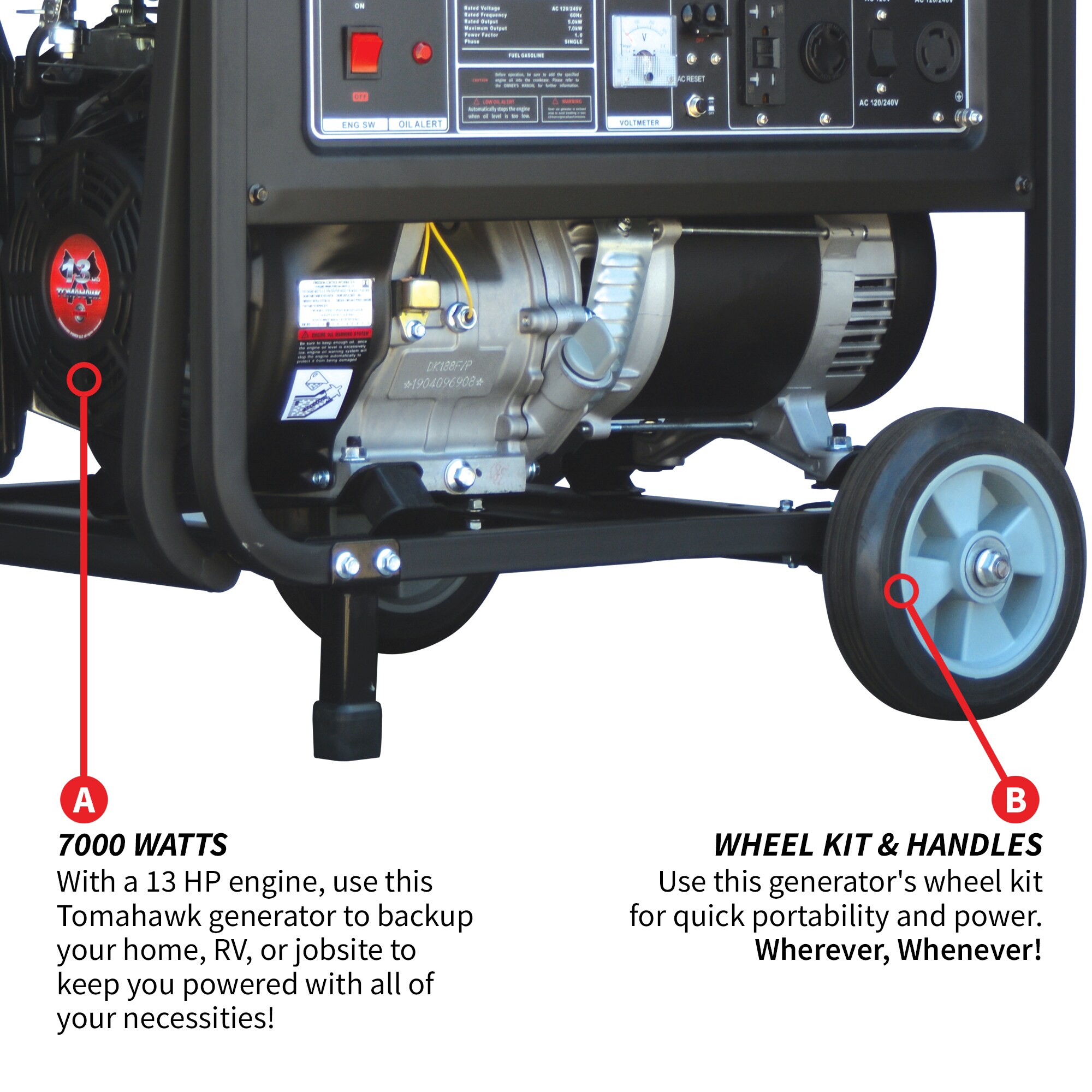 Tomahawk Power TG7000 Portable-Generators - View #6