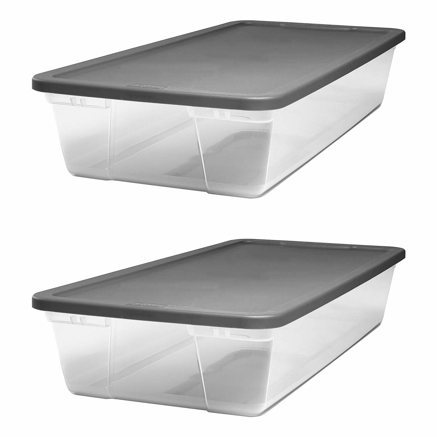 Homz Products 324382 Plastic-Storage-Totes - View #2