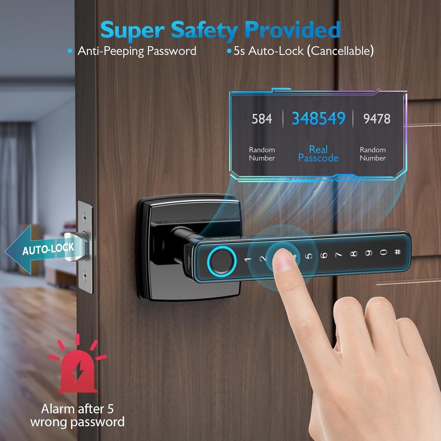 Phyfalip LPF0502T55 Electronic-Door-Locks - View #5