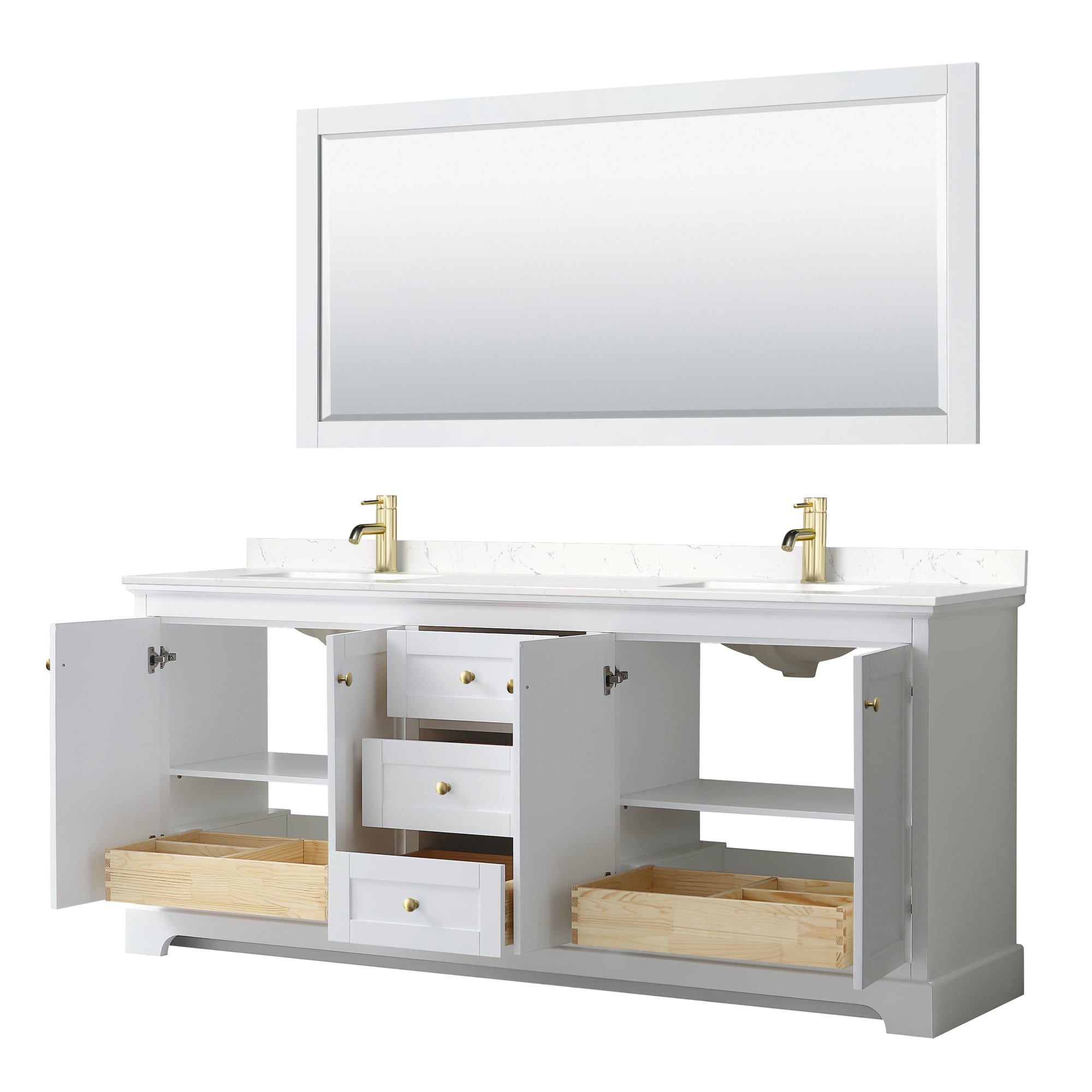 Wyndham Collection WCV232380DWGC2UNSMXX Bath-Vanity-Combo - View #3