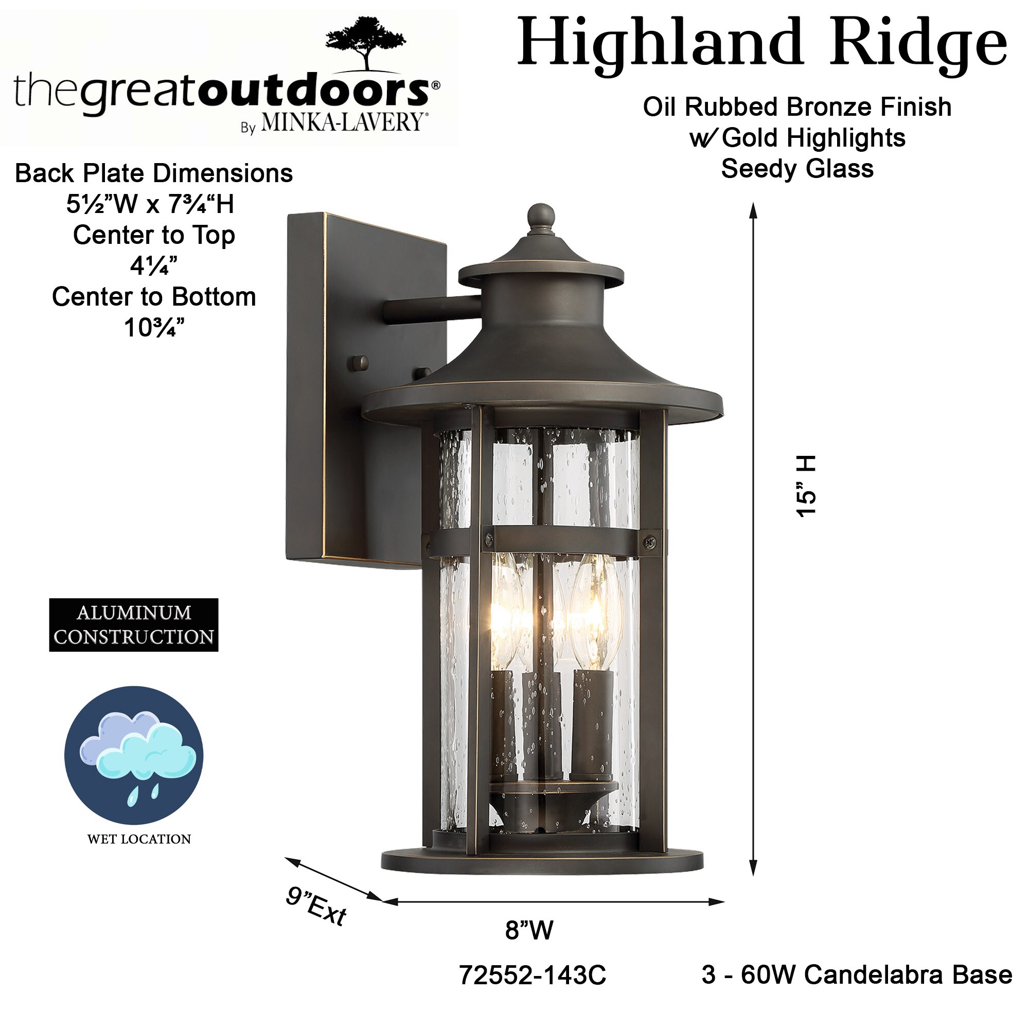 Minka Lavery 72552-143C Outdoor-Wall-Lighting - View #5