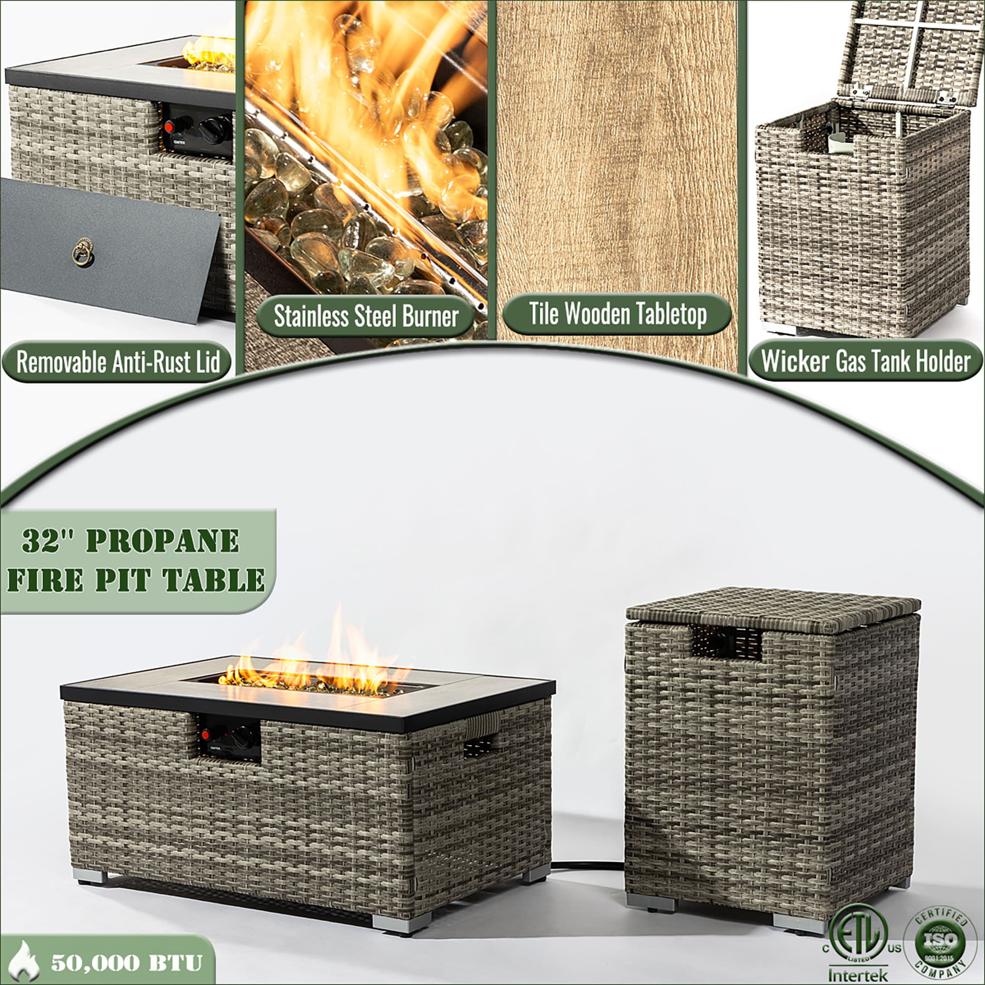 Fun Orange FUN26GP34 Outdoor-Gas-Firepits - View #3
