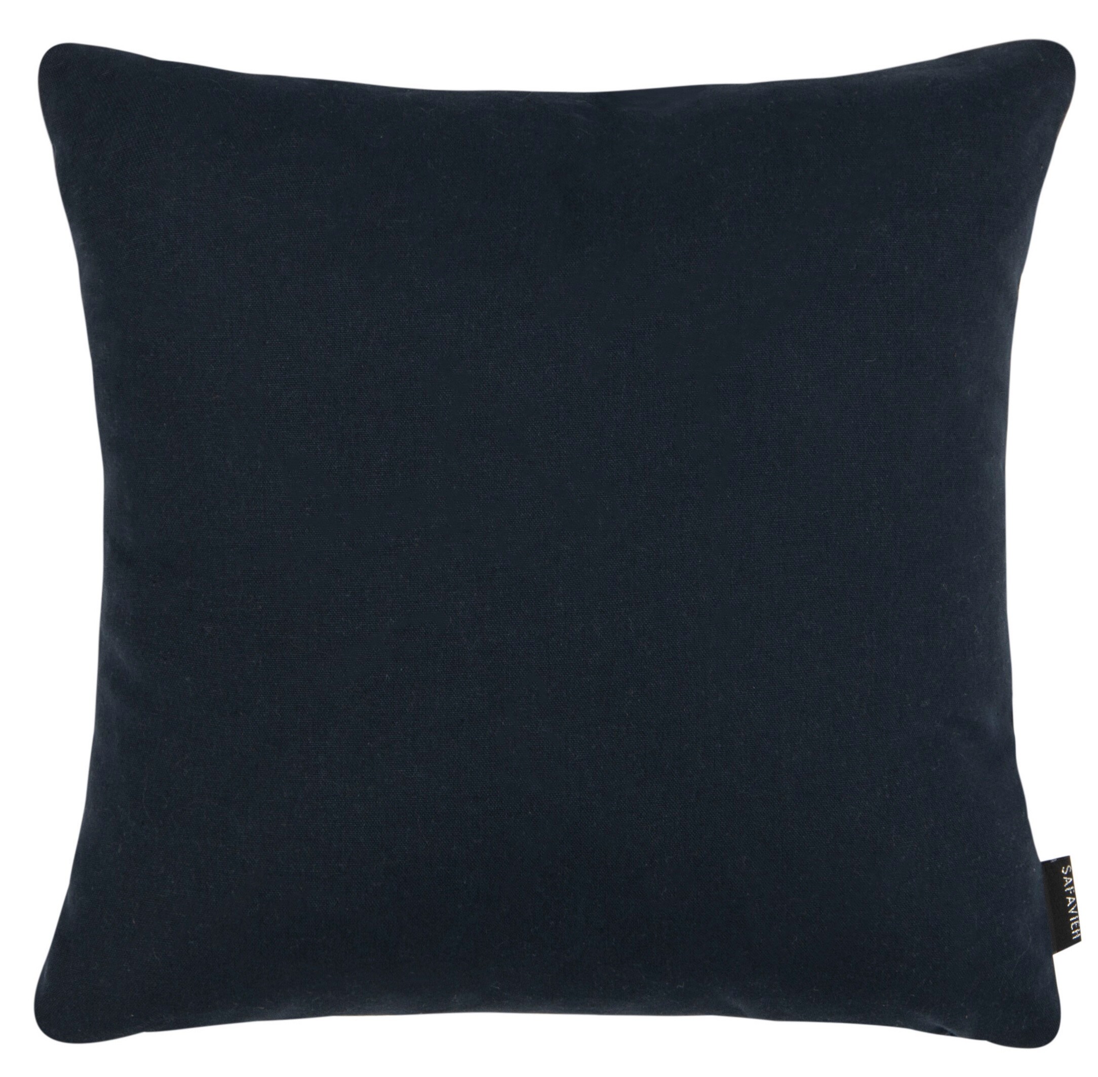 Madelyn 16" Navy and White Striped Decorative Pillow