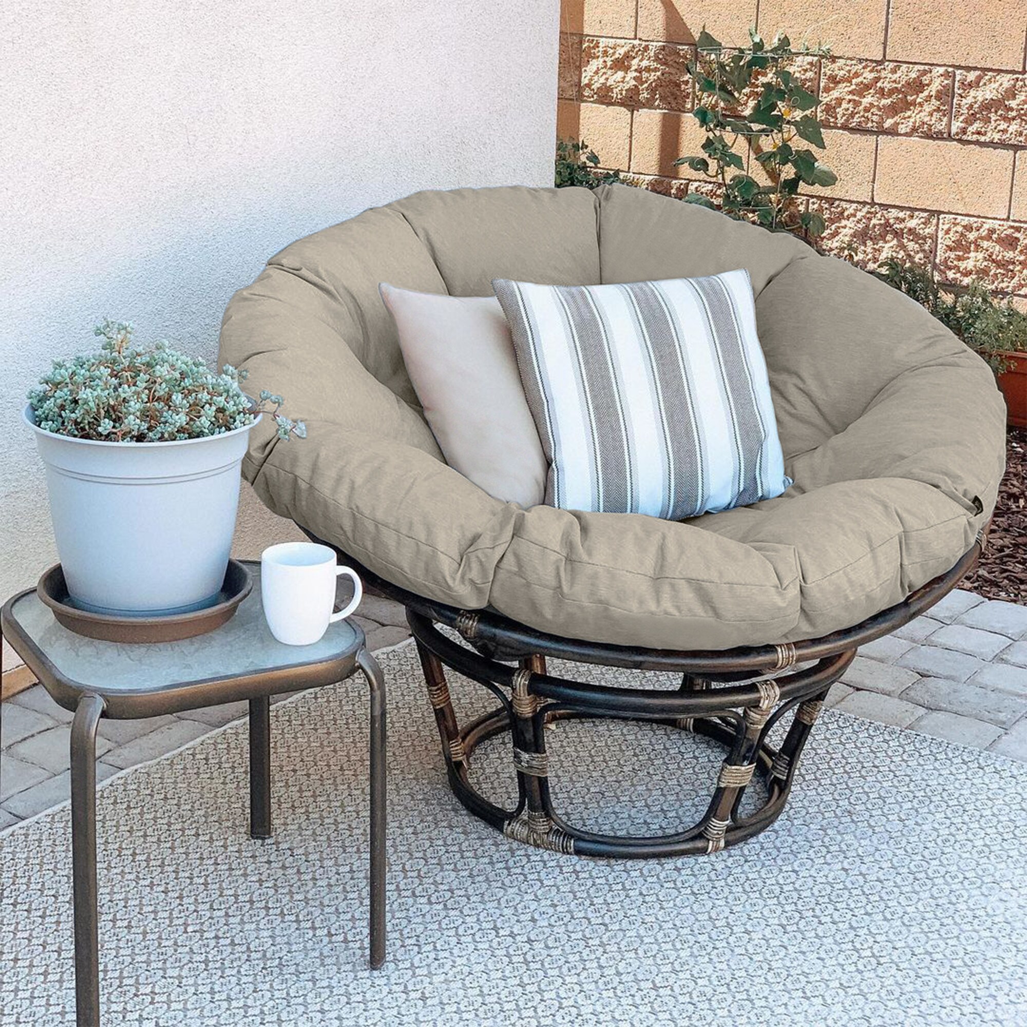 Papasan chair cushion discount lowes