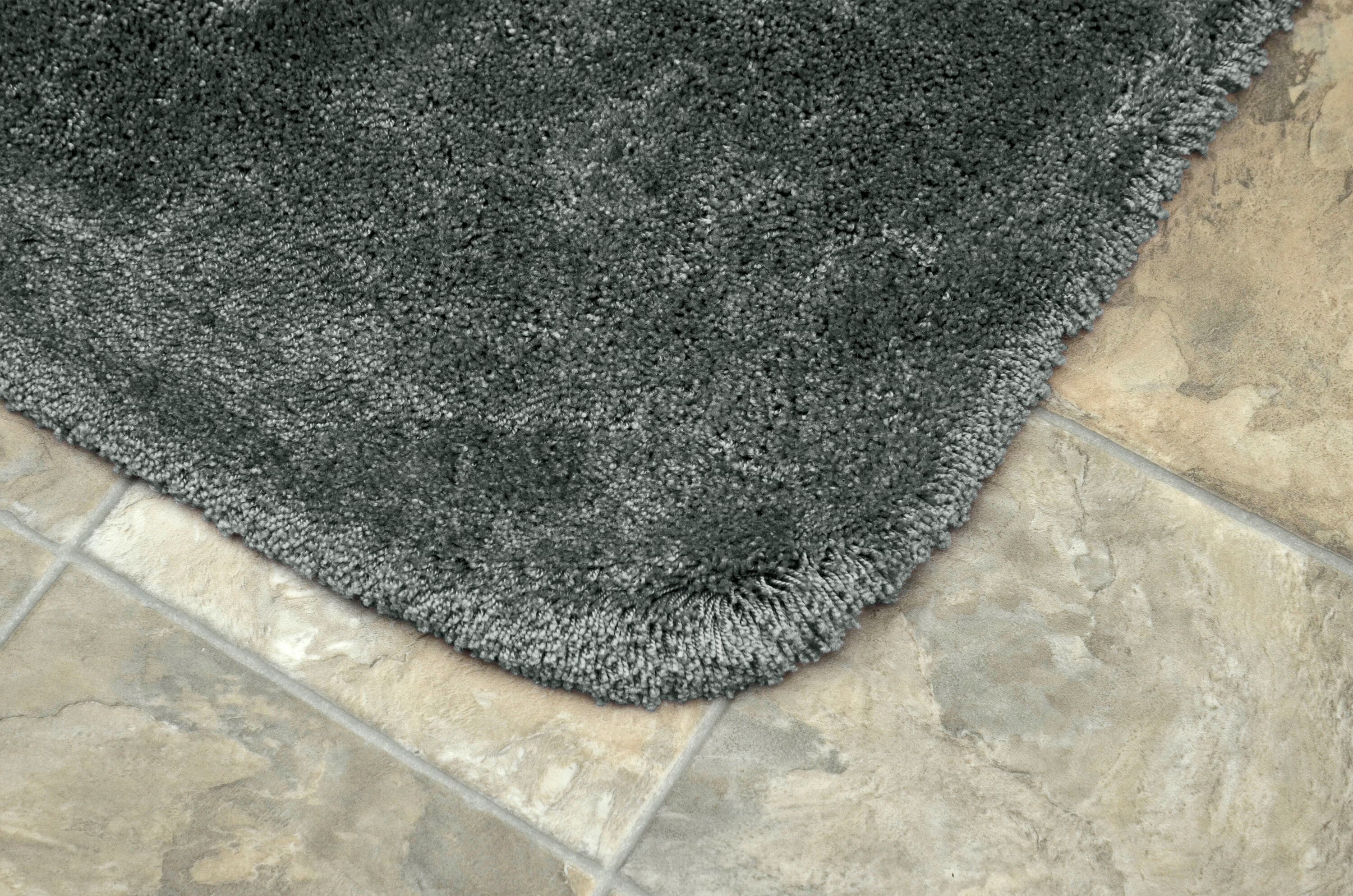 Garland 58-in x 38-in Dark Gray Nylon Bath Mat Set in the Bathroom Rugs &  Mats department at