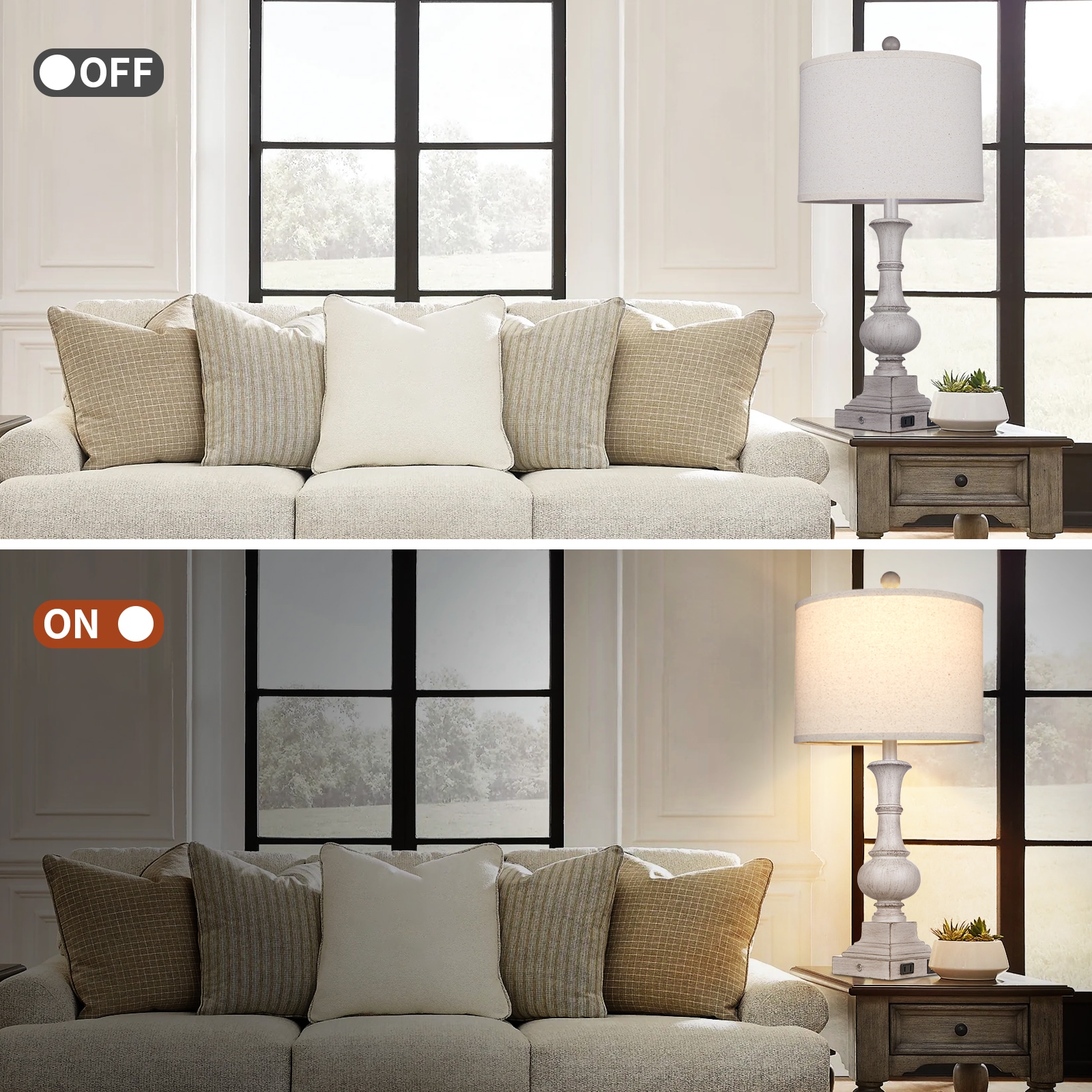 UrFurnishings TD-217 Table-Lamps - View #9