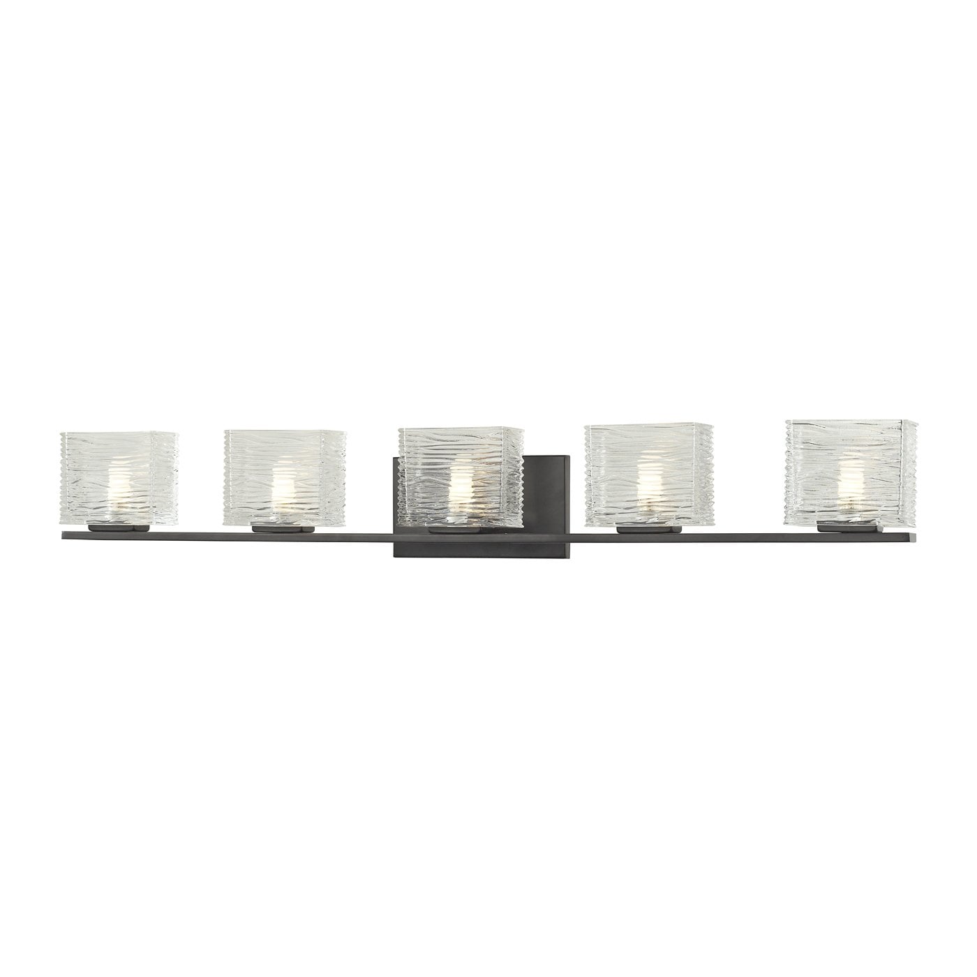 Z-lite Jaol 39.75-in 5-light Bronze Modern Contemporary Vanity Light In 