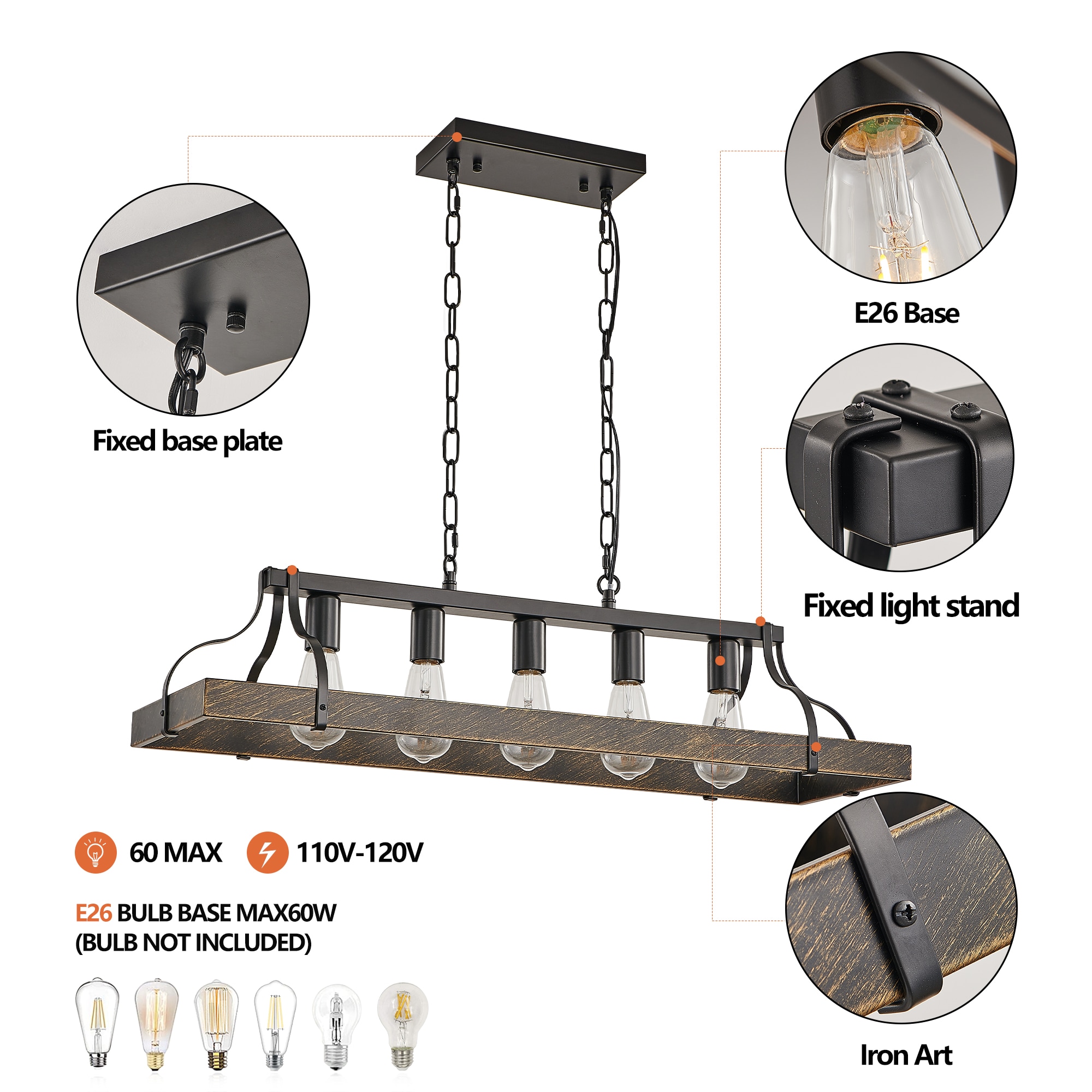 Ayelon LD1926P25 Pendant-Lights - View #4