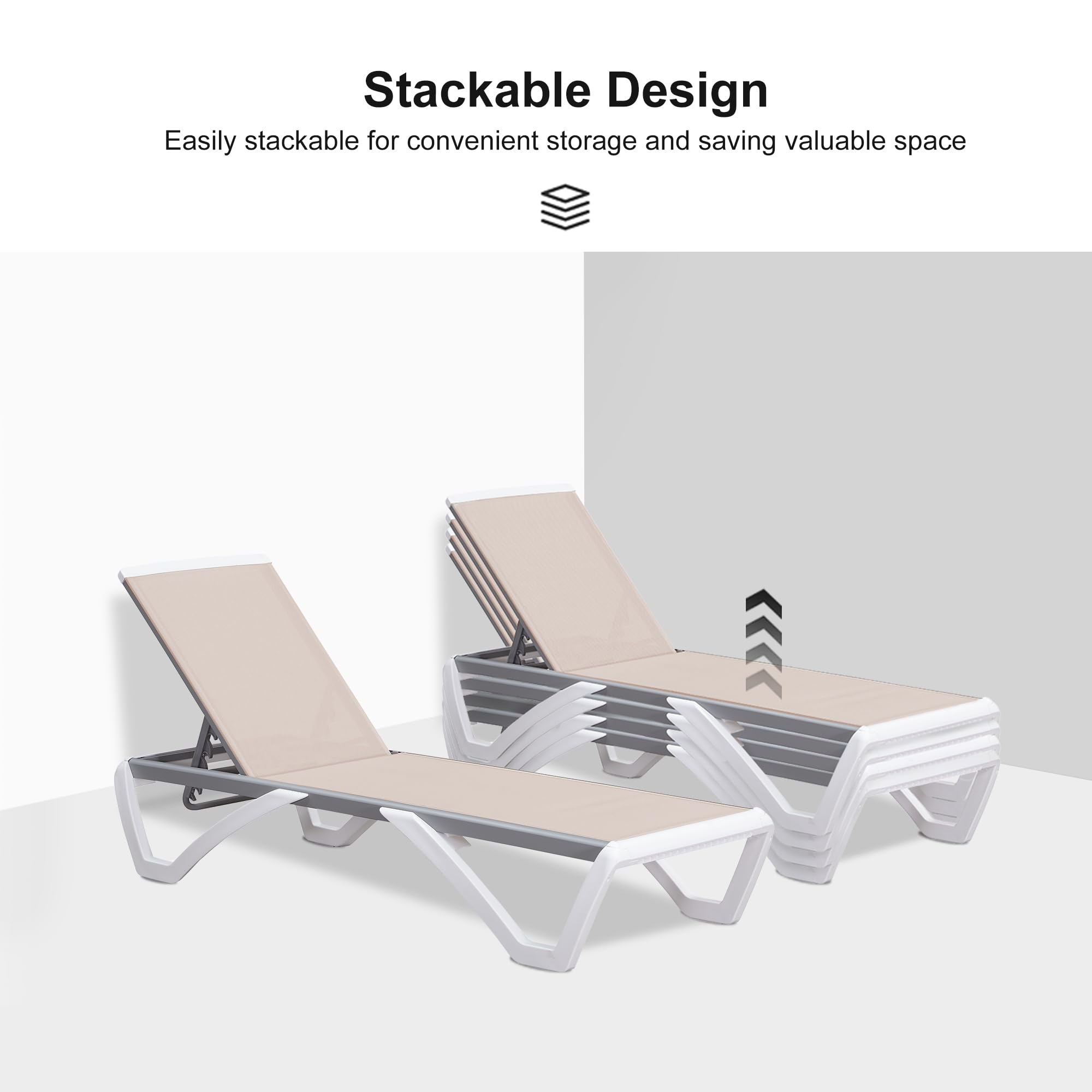 PURPLE LEAF LS04-ZW-ZB-YL Patio-Chairs - View #5