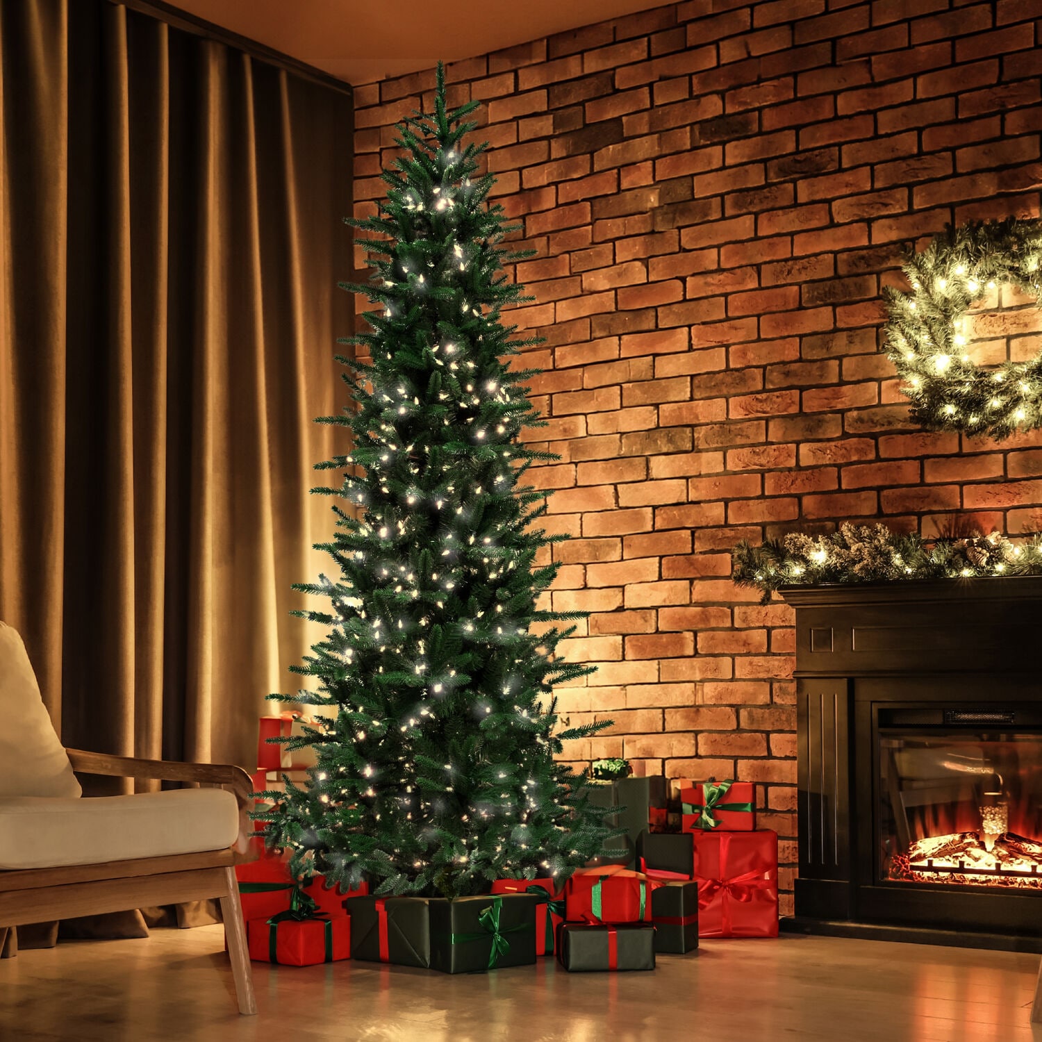 Fraser Hill Farm FFCP090-3GR Artificial-Christmas-Trees - View #9