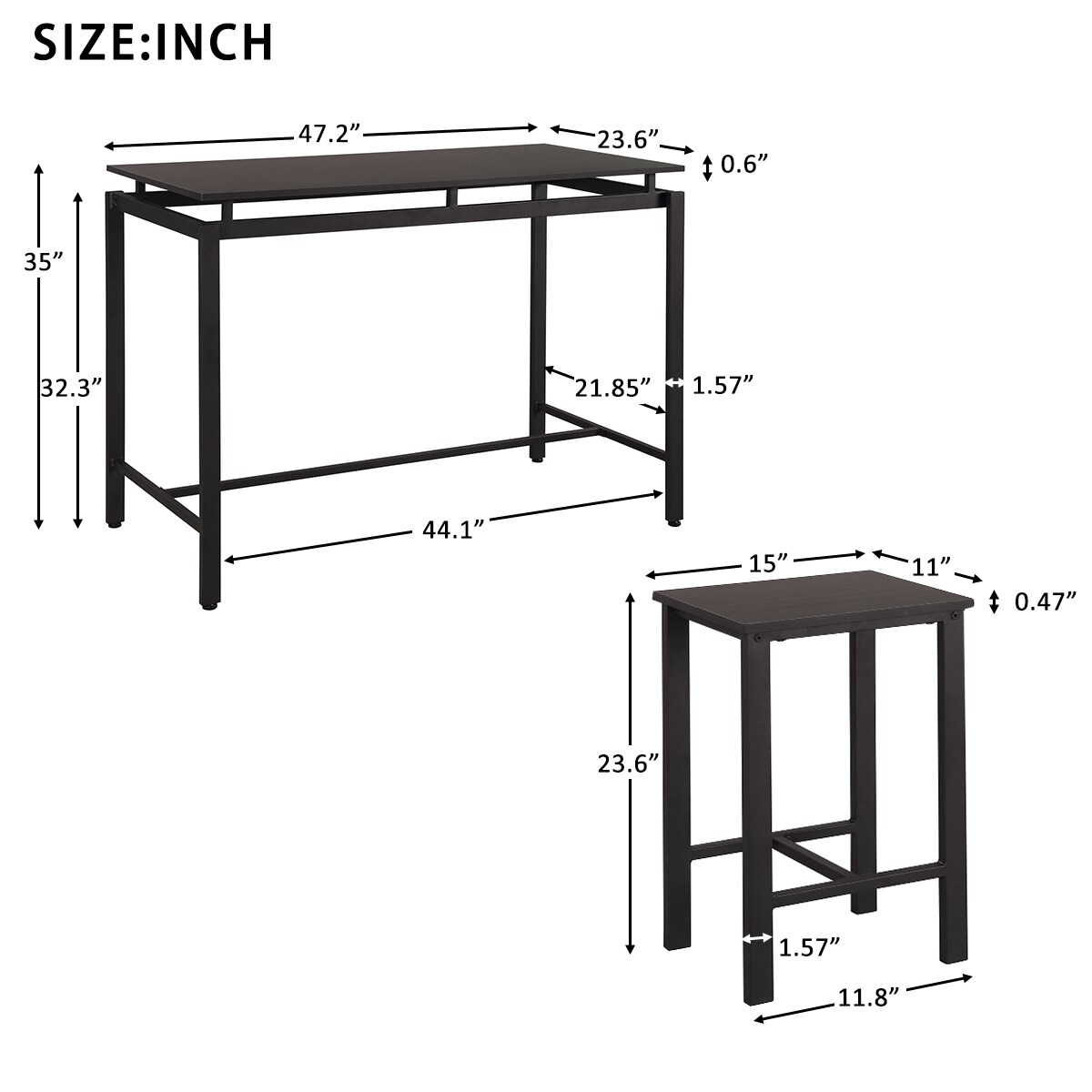 CASAINC TR-WF189714AAP Dining-Tables - View #4