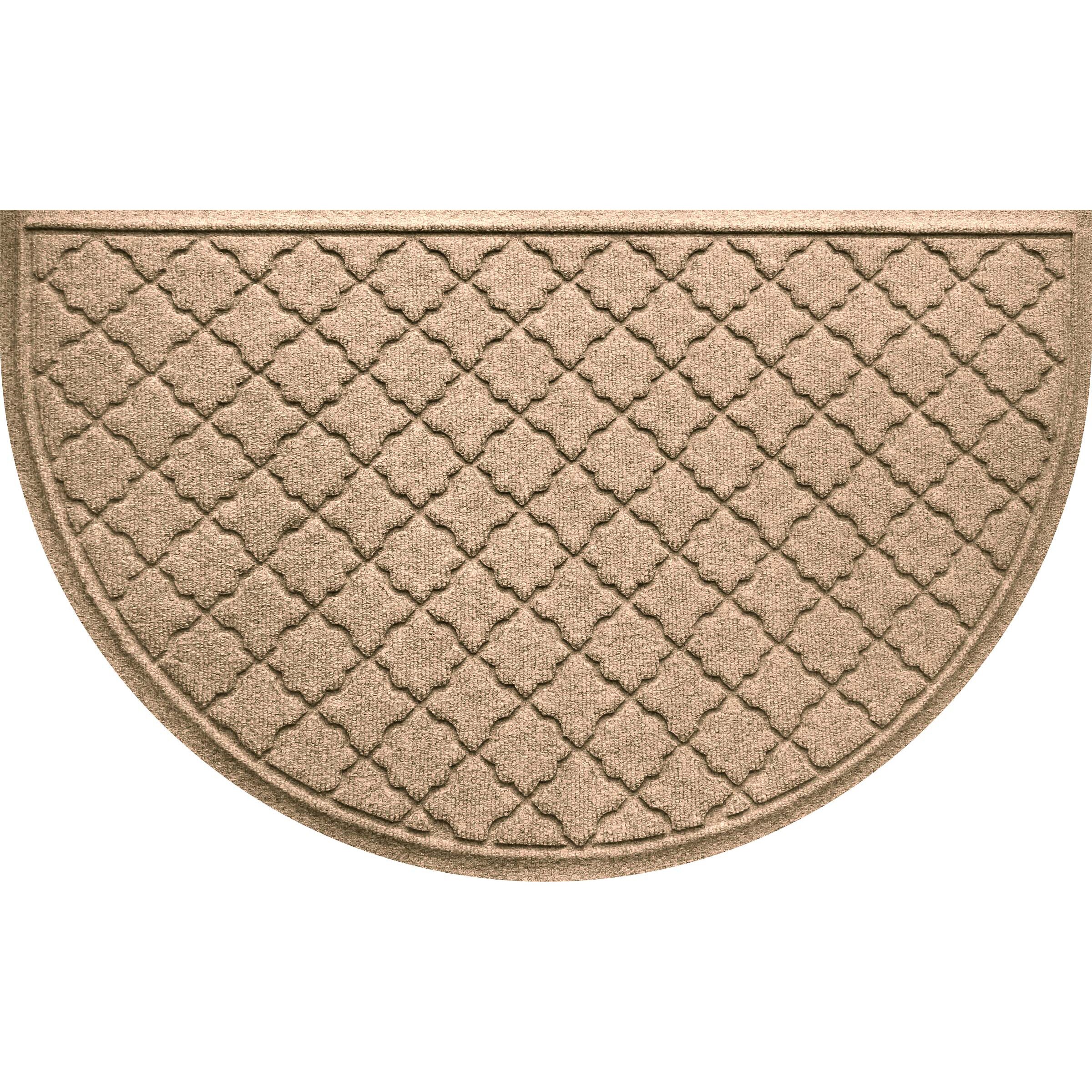 Camel Half Round Indoor Outdoor Doormat 24" x 39"