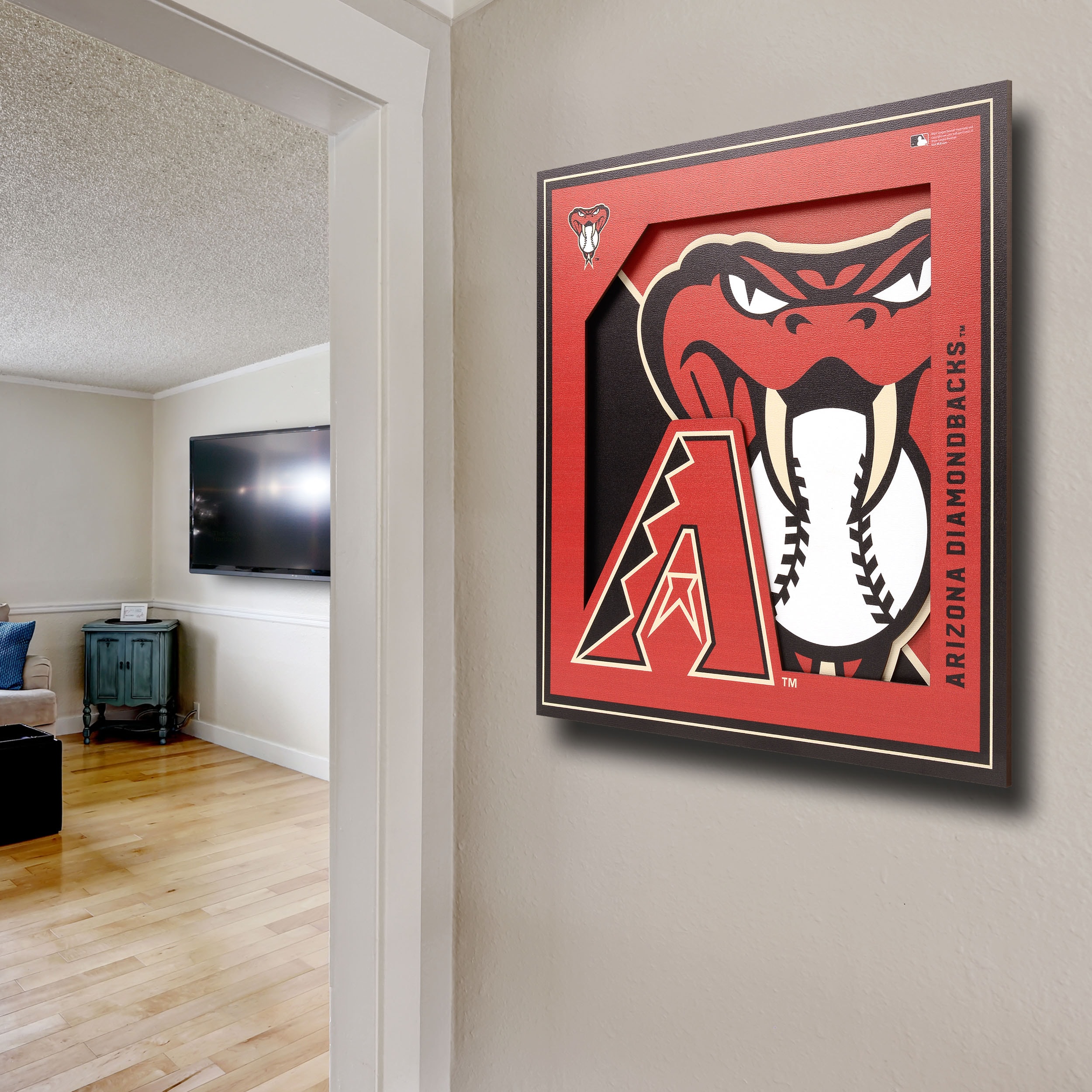 Boston Red Sox 3D Logo Series Wall Art-12X12 YouTheFan