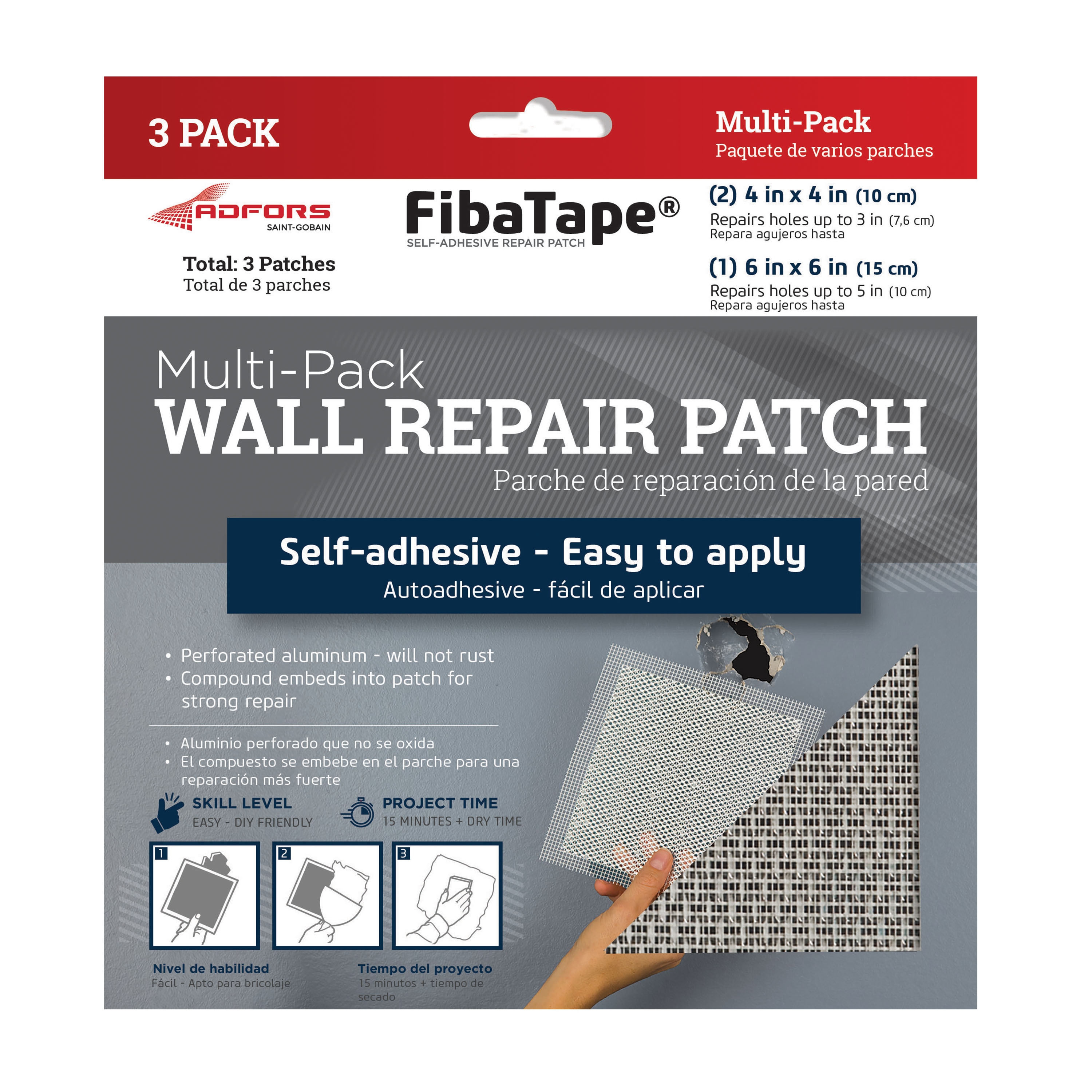Buy Allway Tools WP4-3 Drywall Patch (Pack of 10)