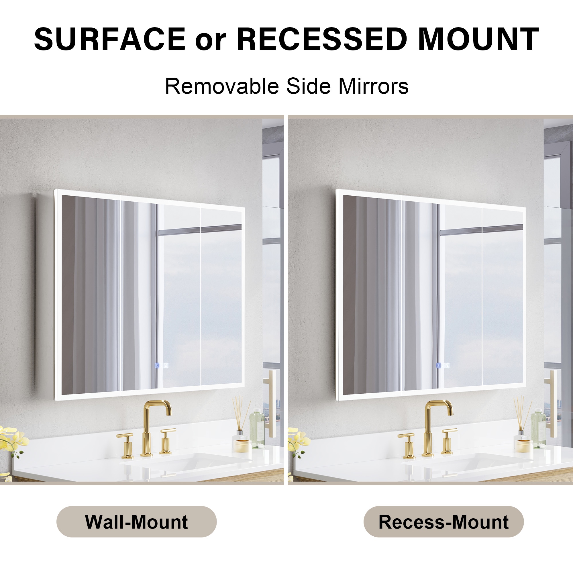 WELLFOR W8MCL4030 Bathroom-Medicine-Cabinets - View #8