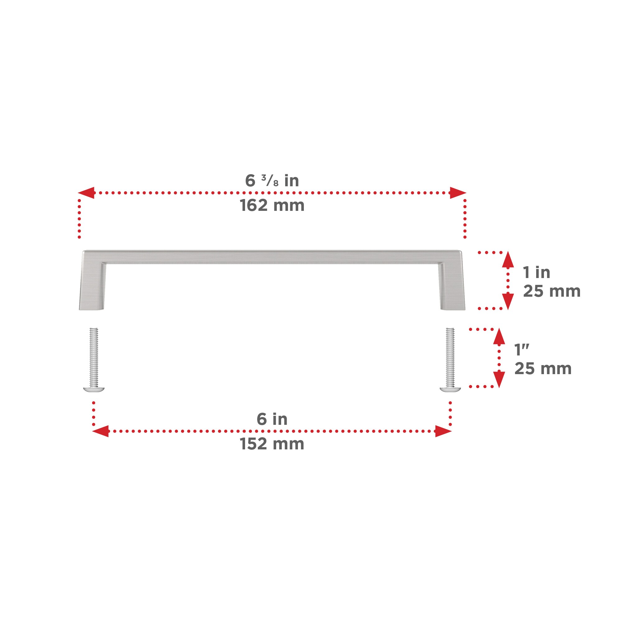 Richelieu Eglinton 6-in (152mm) Center to Center Brushed Nickel ...