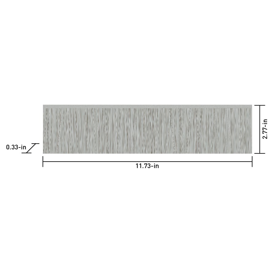 Satori Ikon Mica 3-in x 12-in Matte Porcelain Bullnose Tile (0.23-sq ...