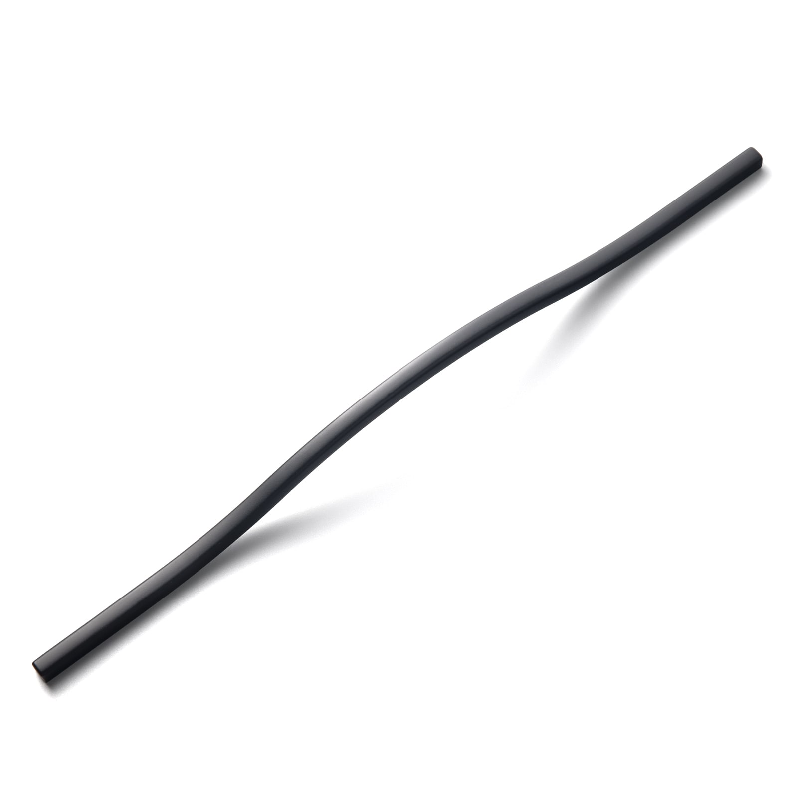 Miaokesen 6175MB-320 11-3/8-in or 12-5/8-in , 288mm or 320mm Center to Center Matte Black Adjustable Dual Mount Arch Handle 6 -Pack