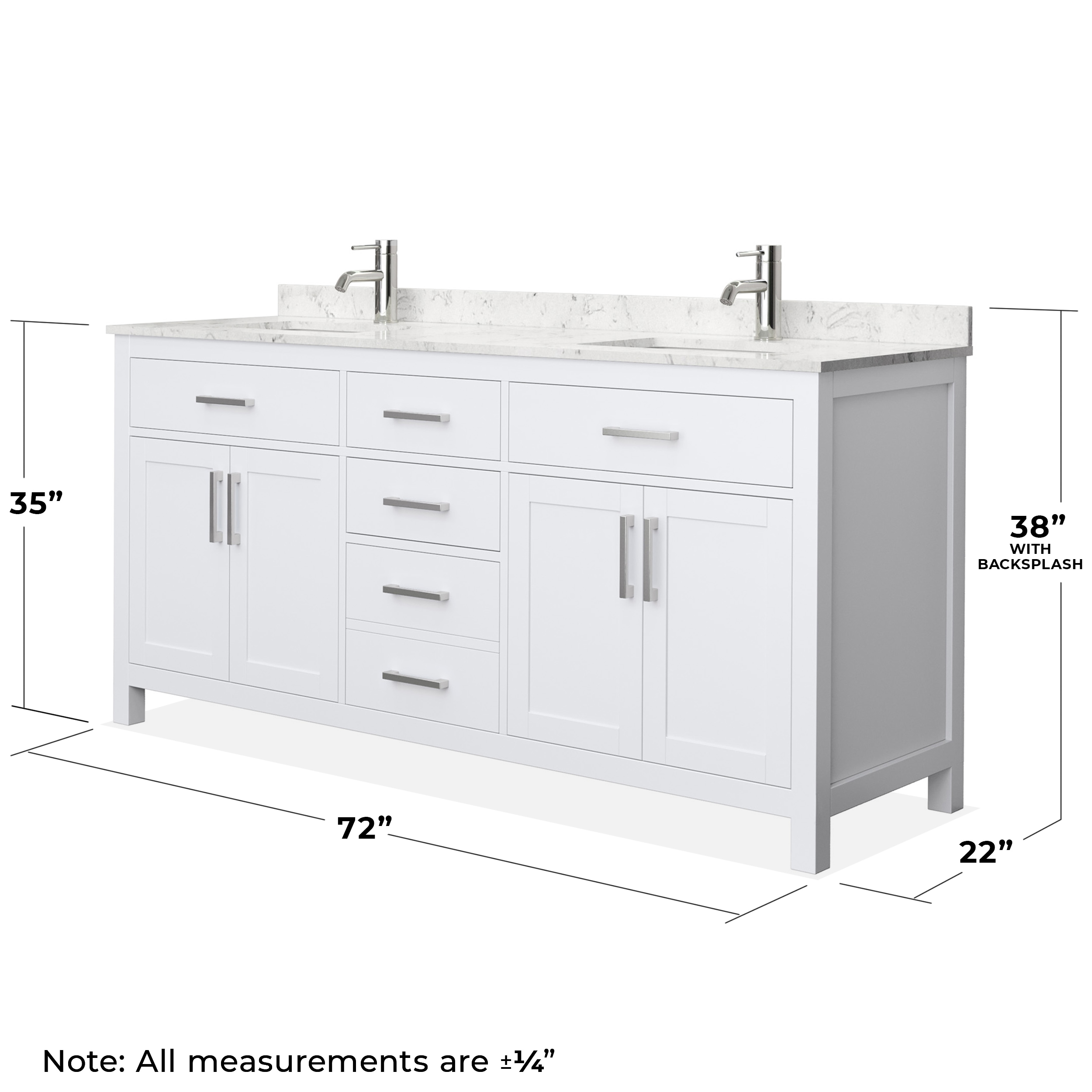 Wyndham Collection WCG242472DWHCCUNSMXX Bath-Vanity-Combo - View #5