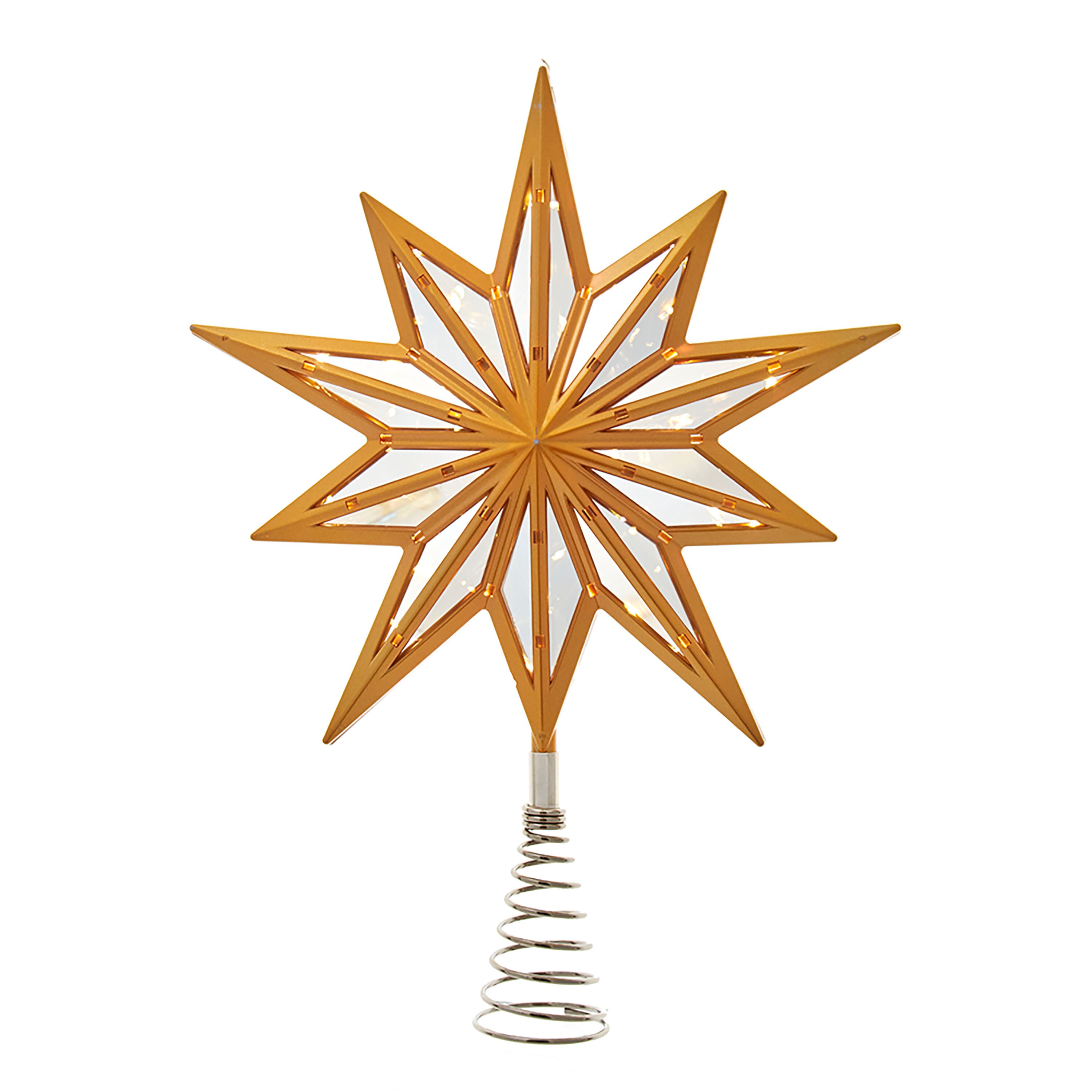 Mirrored Star Tree Topper