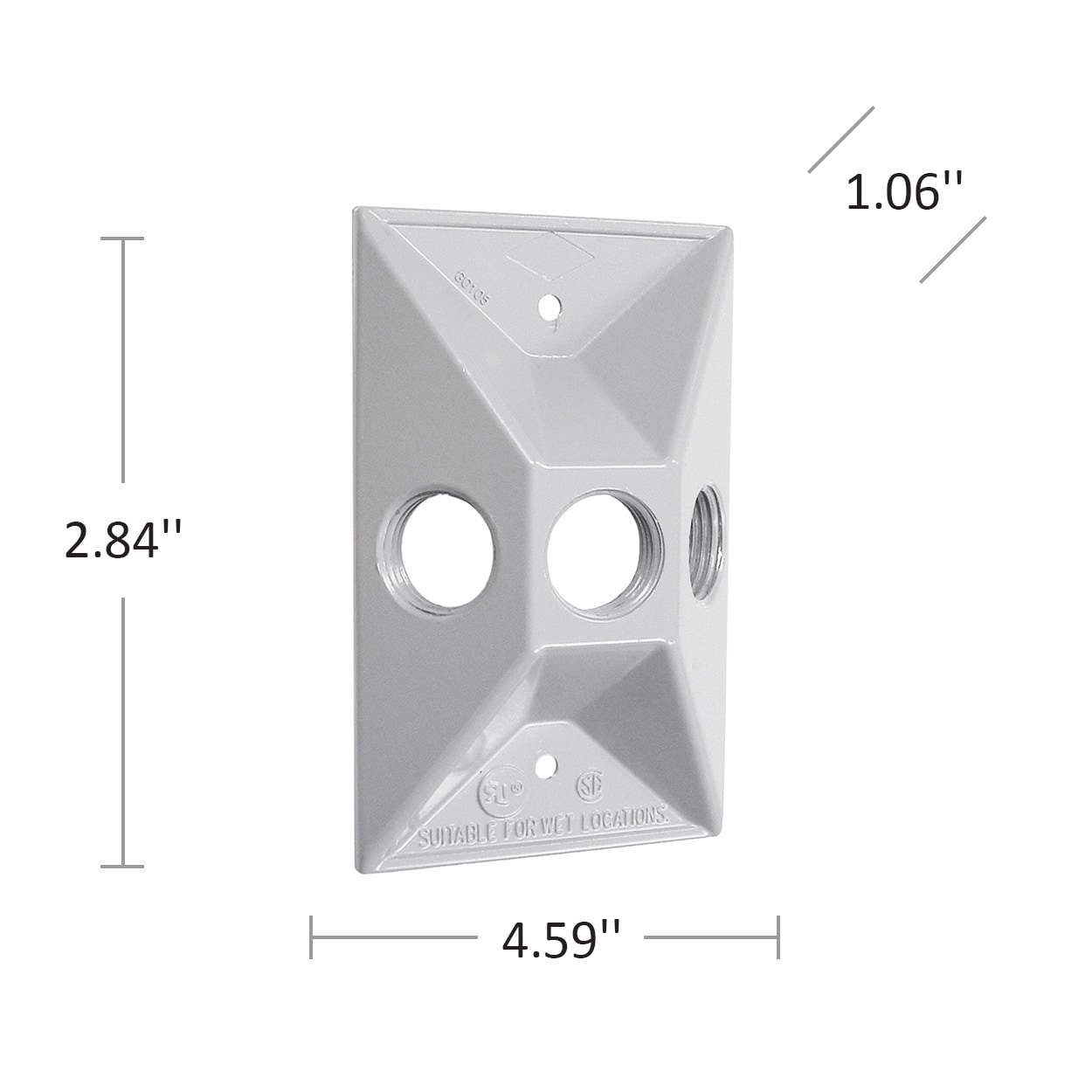 Hubbell 5189-1 Electrical-Box-Covers - View #2
