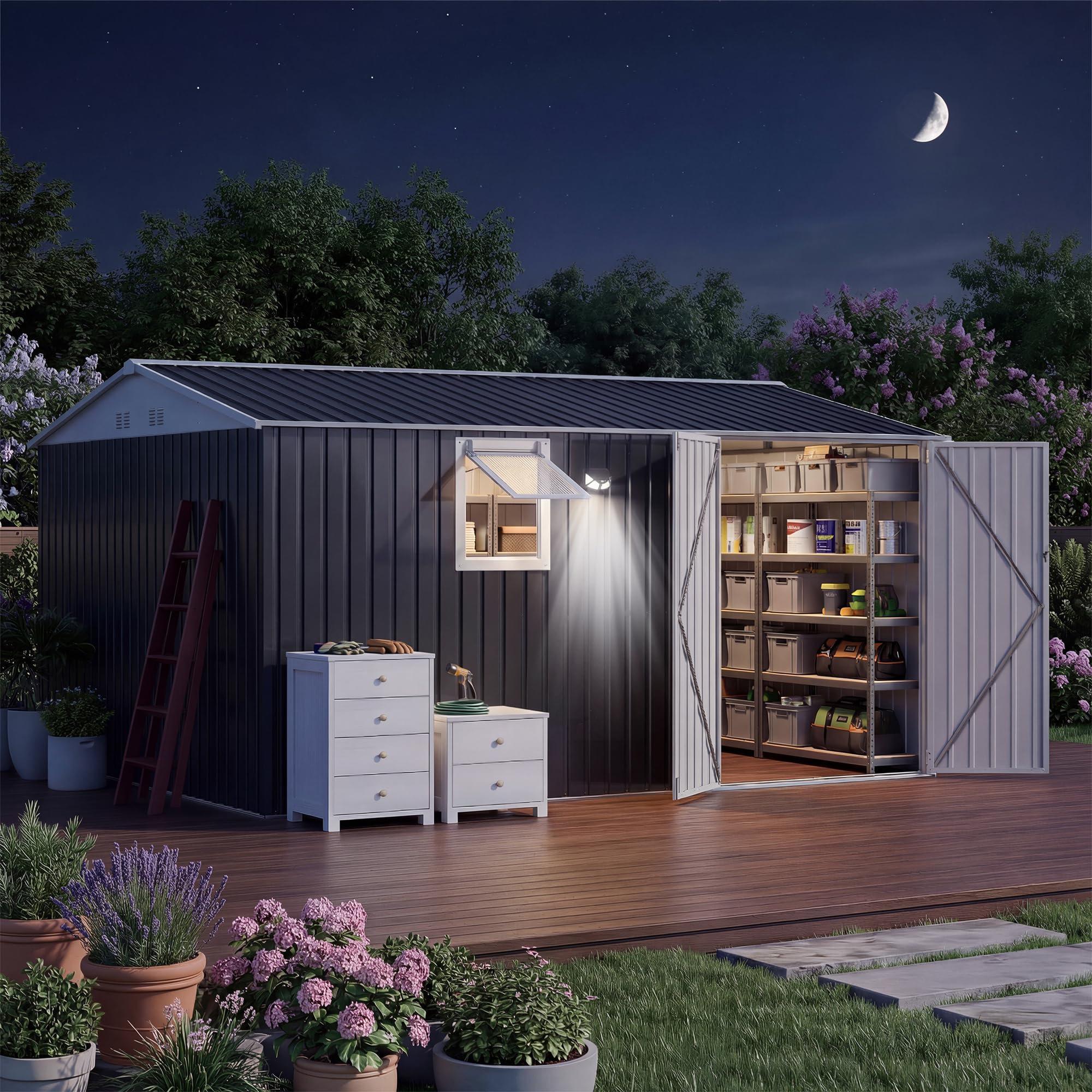 DEXSO JANE-G1P7D5 Metal-Storage-Buildings-Sheds - View #4