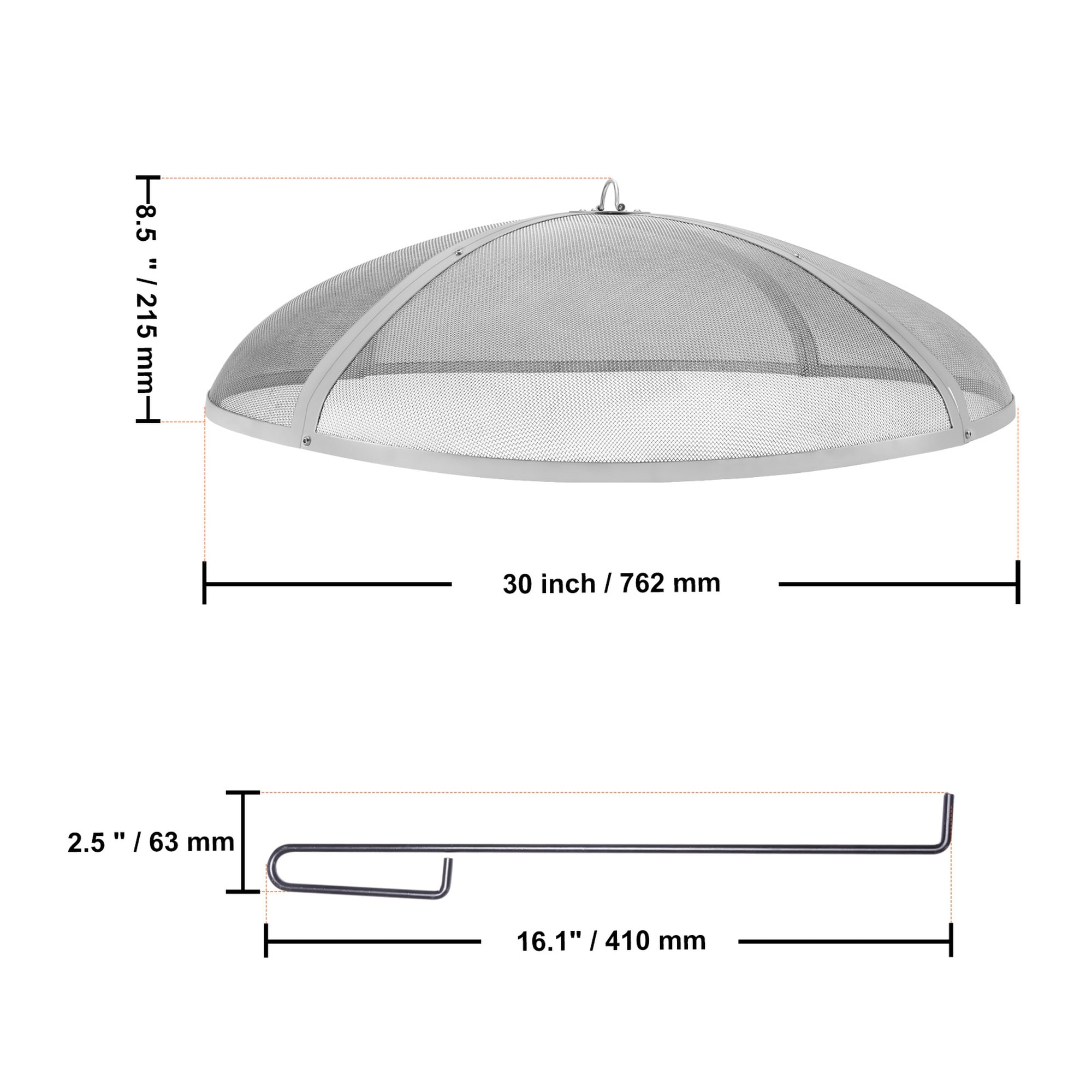 Numhew NHDREW29716 Fire-Pit-Covers - View #2