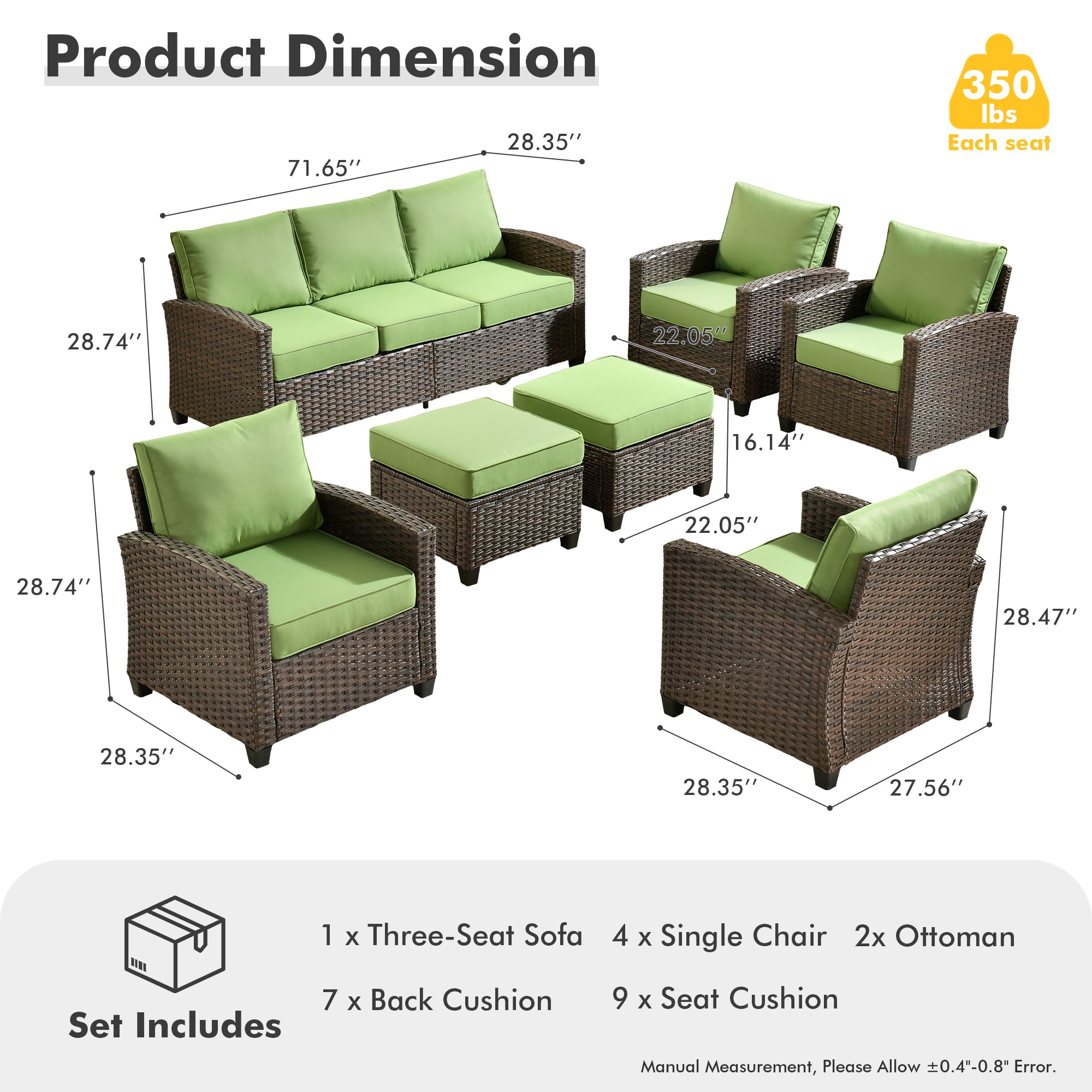 Ovios PR907 Patio-Conversation-Sets - View #6
