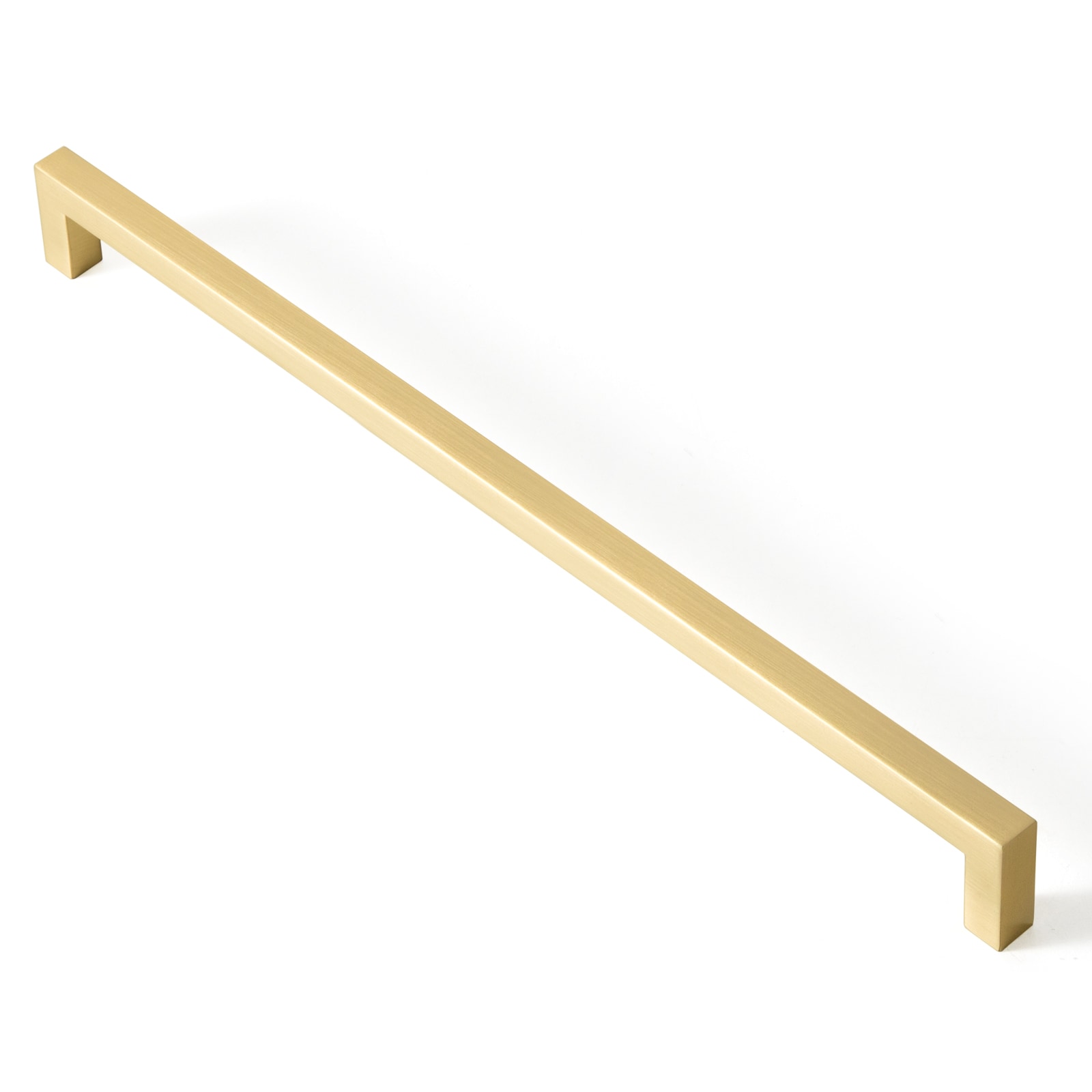 Miaokesen 9335TLS-192 7-9/16-in , 192mm Center to Center Light Brushed Brass Rectangular Handle Drawer Pulls 6 -Pack