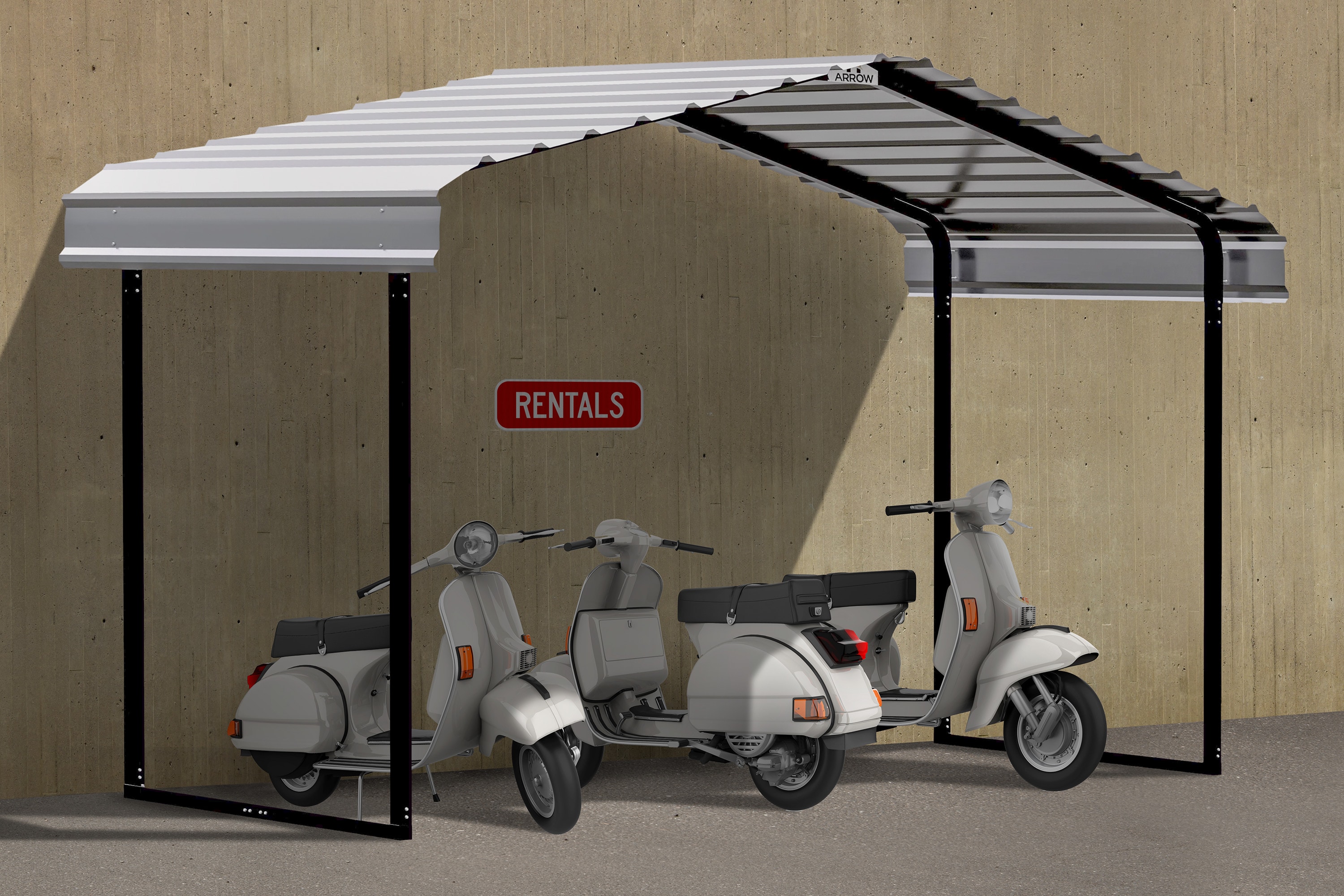Arrow CPH120607DS Carport-Covers - View #9