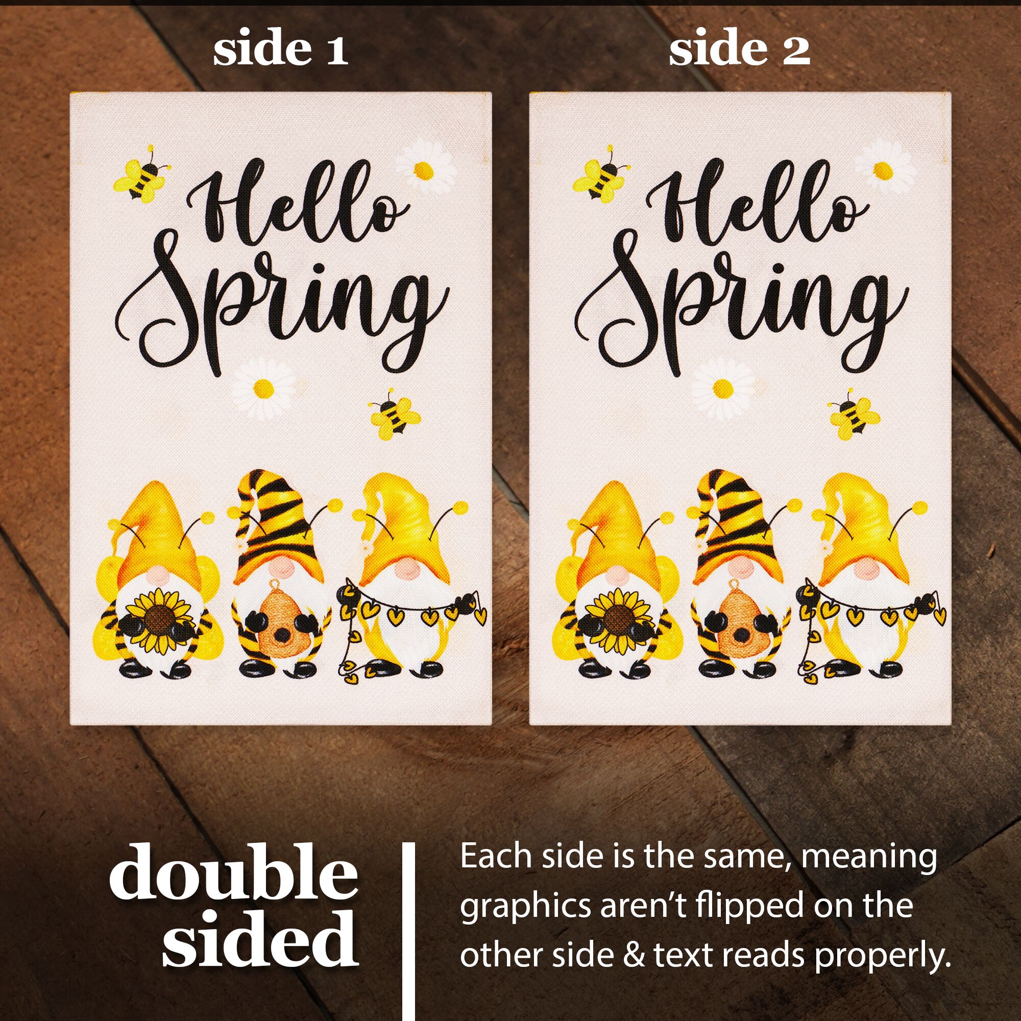 G128 GF-4SPRGNOME1-1P8 Decorative-Banner-Flags - View #3