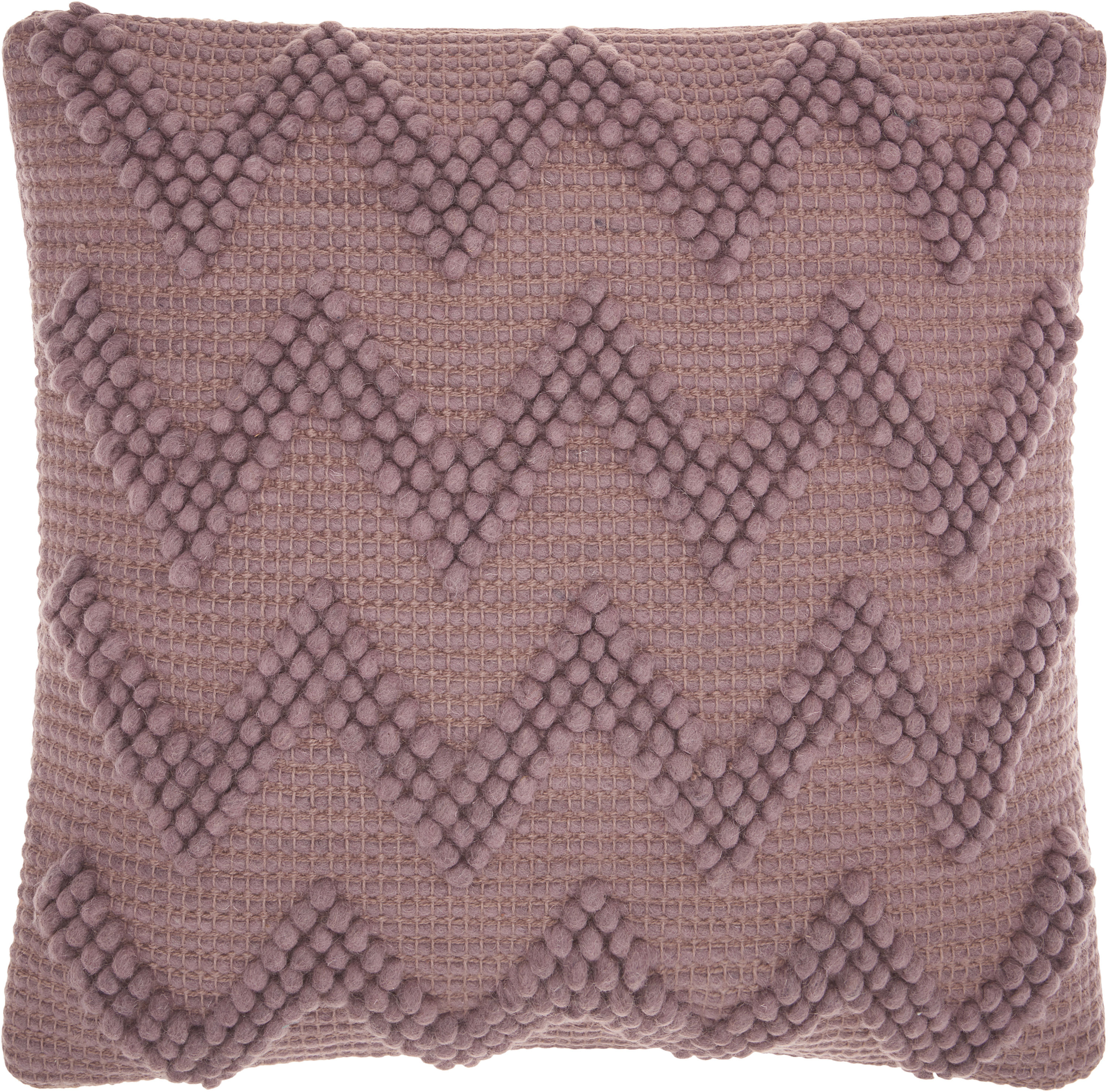 Mina Victory 798019042240 Life styles 20-in x 20-in Lavender Square Indoor Decorative Pillow