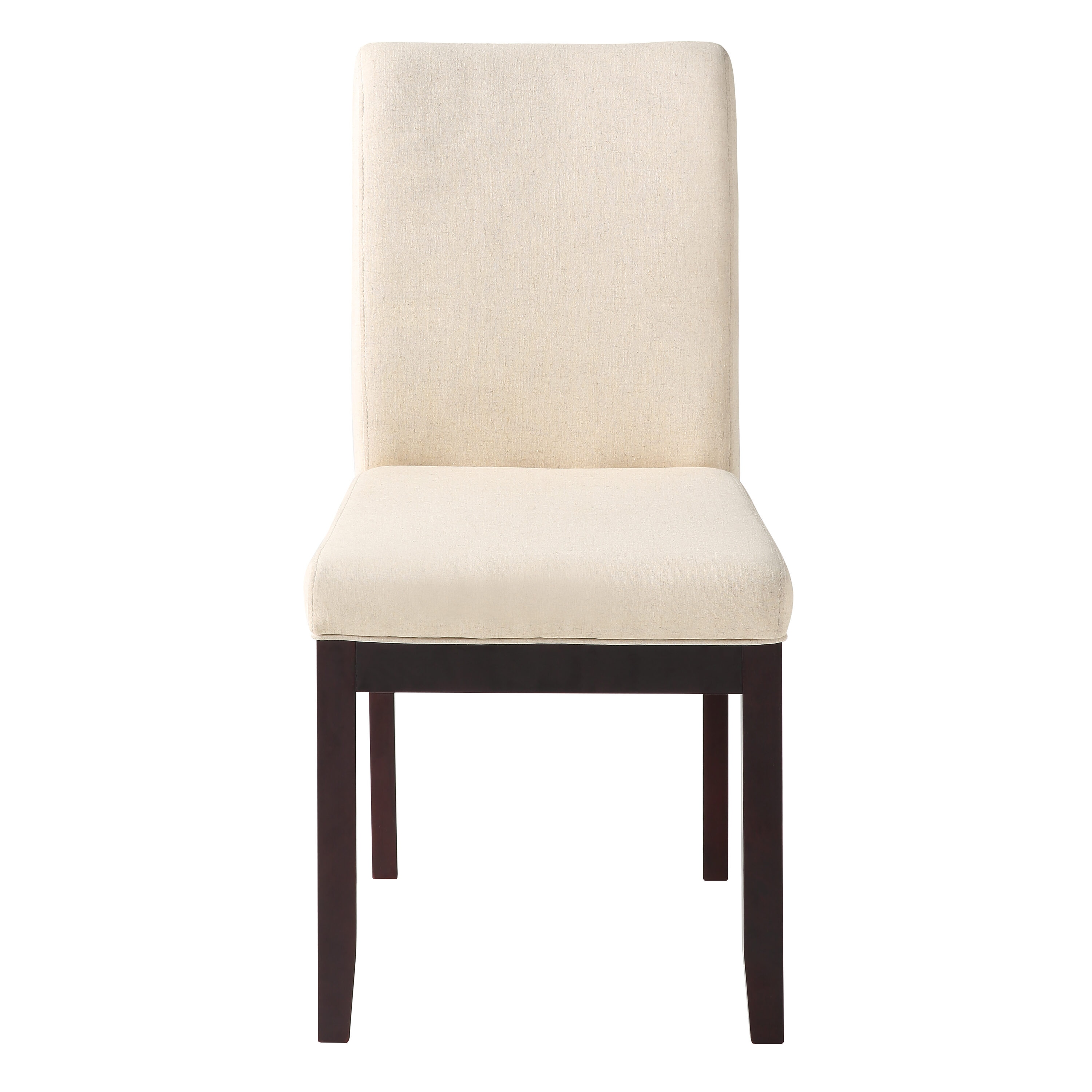 High Back Linen Upholstered Parsons Side Chair