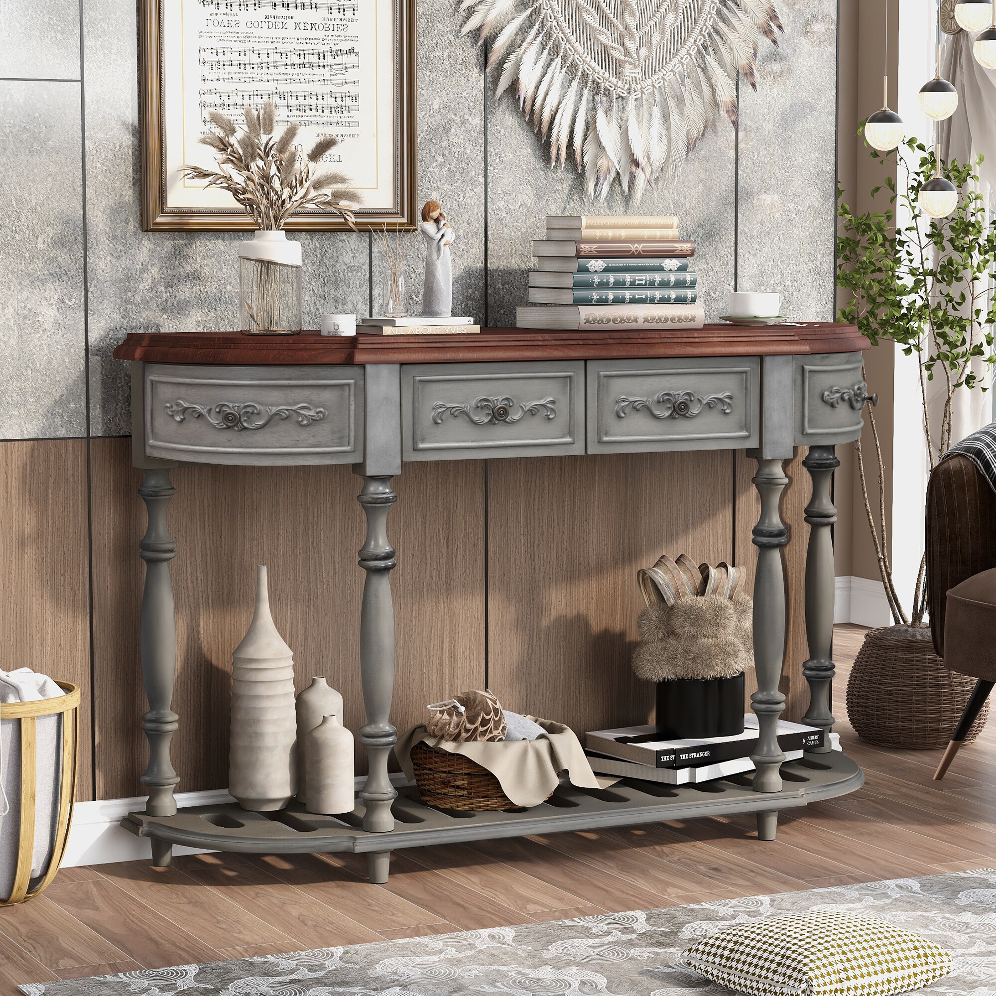 Vynxaria LS0505-7116862E Console-Sofa-Tables - View #2