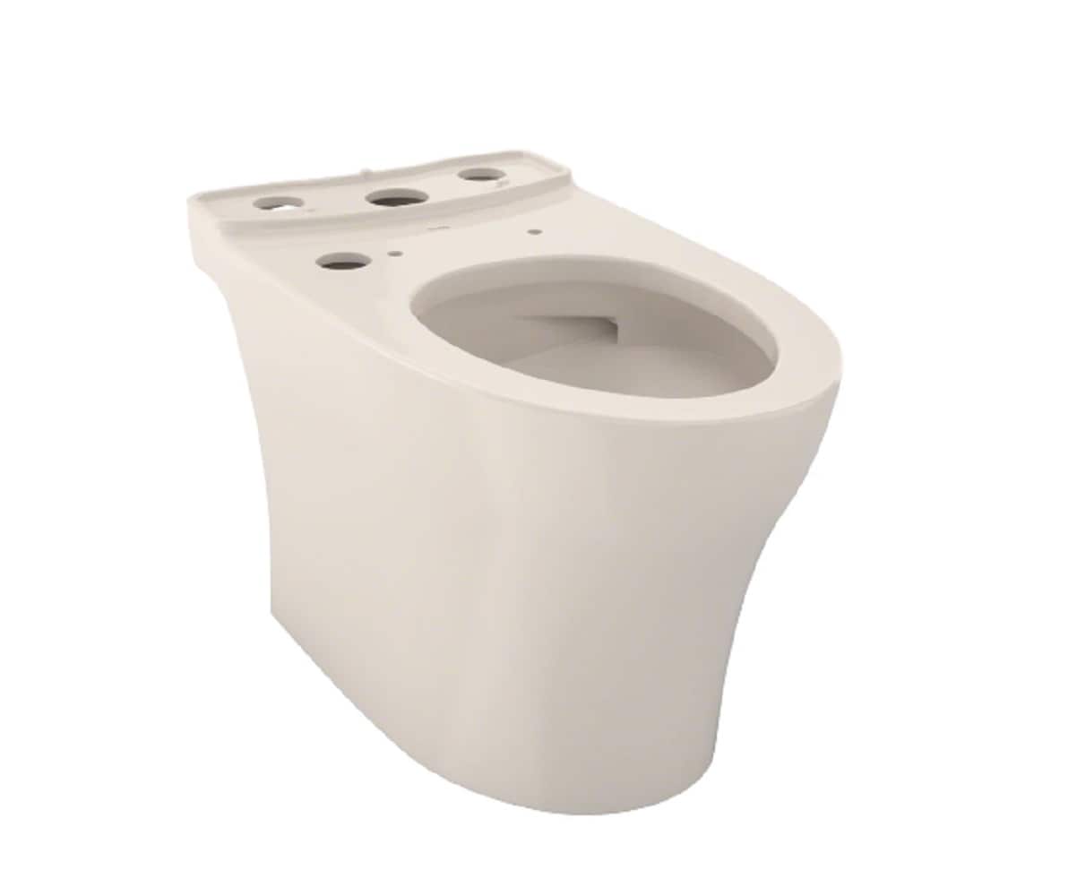 TOTO CT446CEGNT40-12 Aquia Sedona Beige Elongated Standard height Toilet Bowl 12-in Rough-In