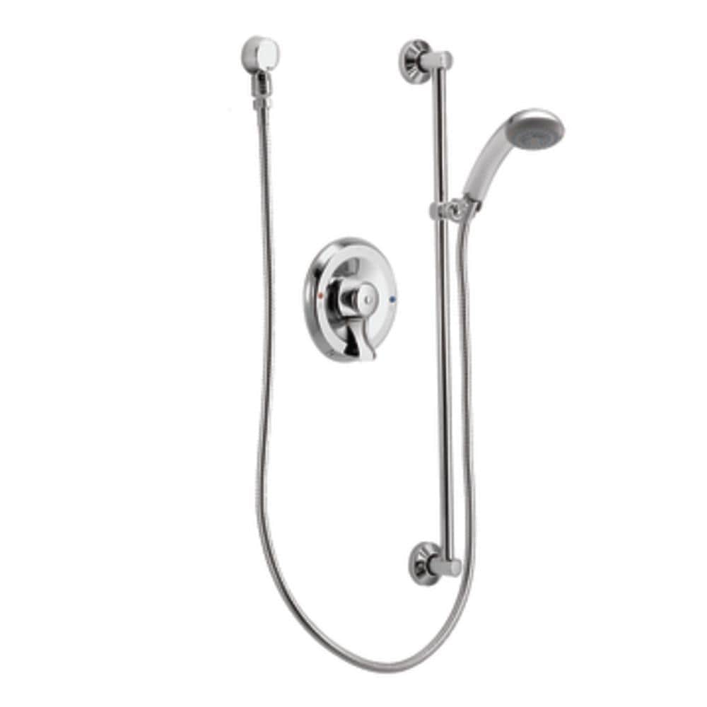 Moen 8346 Commercial  Chrome 3.5-in Round Handheld Shower Head 2.5 GPM