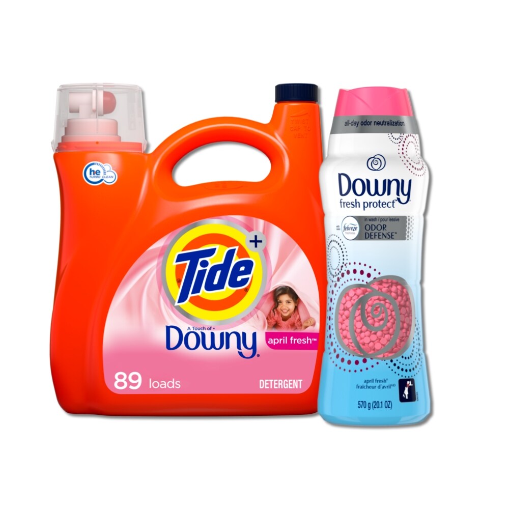 Laundry Detergent, Shout, Downey, and Tide Scrubber