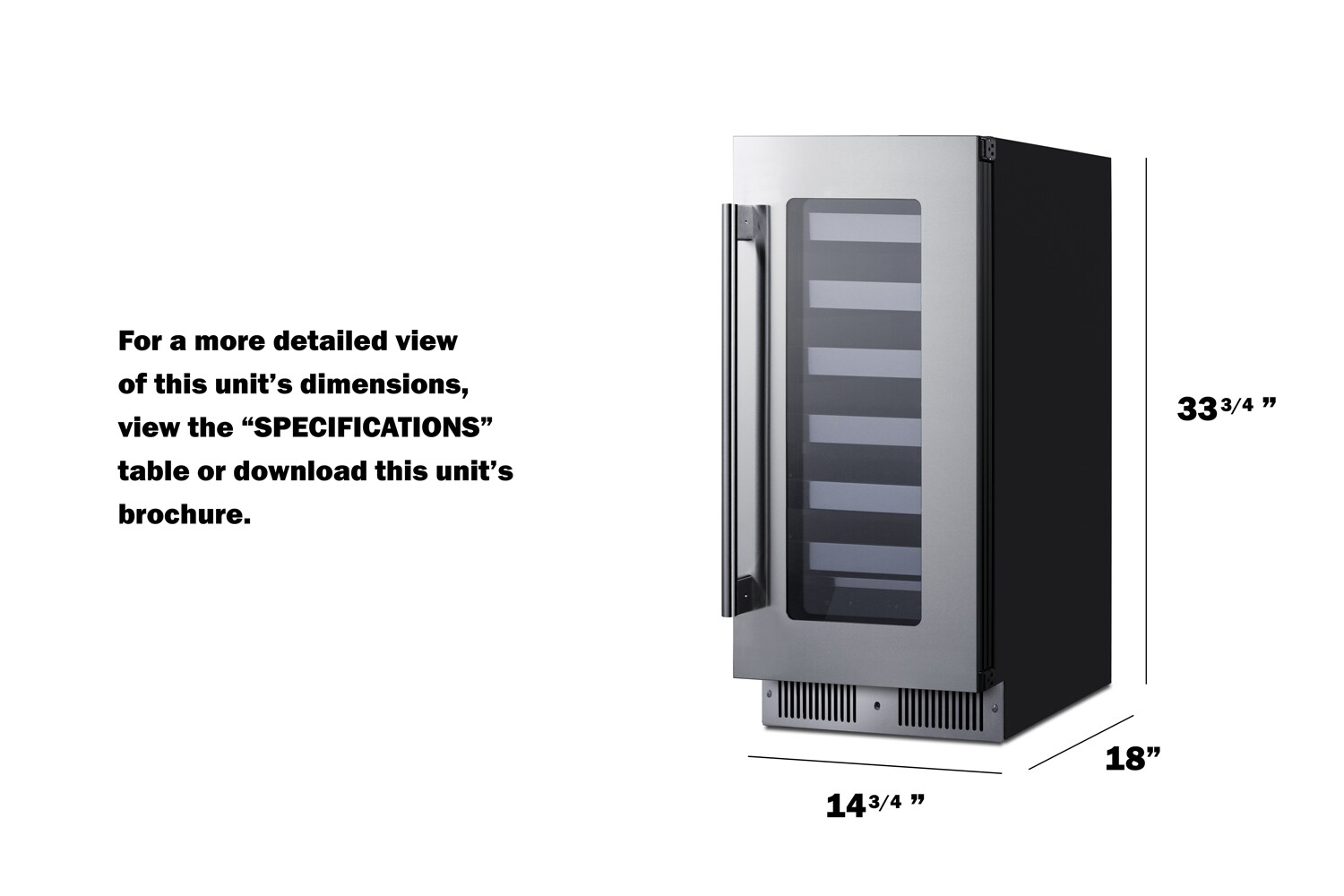 Summit Appliance SDHW1532 Wine-Chillers - View #6