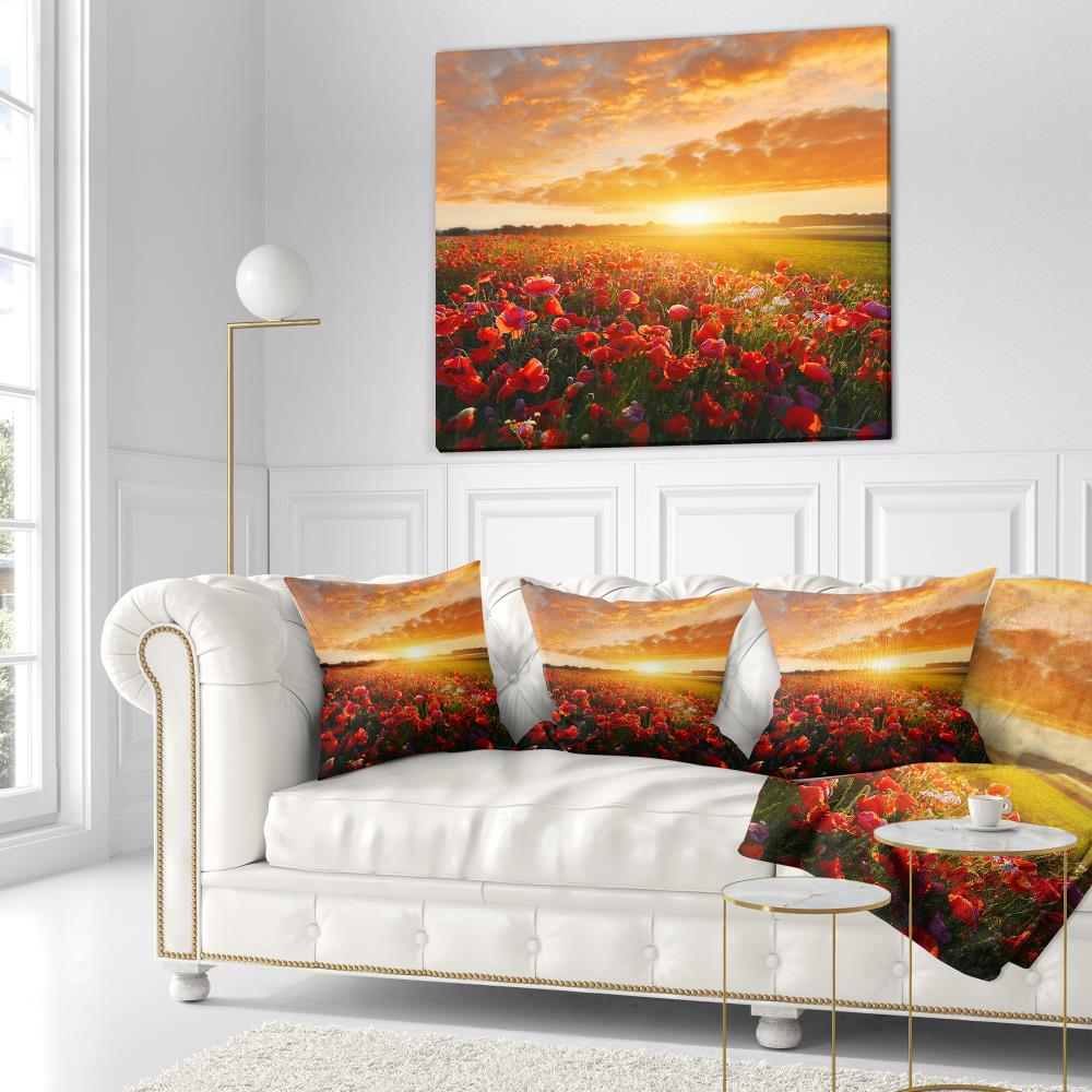 Designart CU15843-16-16 16-in x 16-in Multiple Colors Indoor Decorative Pillow