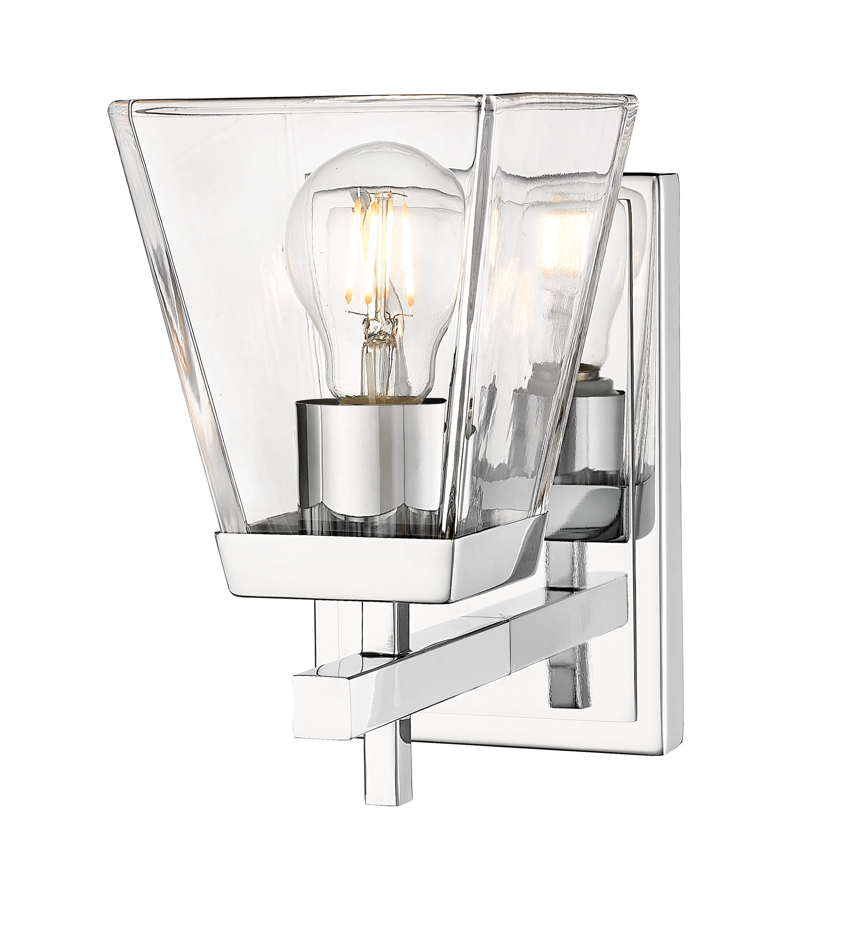 Z-Lite 819-1S-CH Lauren 5-in 1 -Light Polished Chrome Modern/contemporary Vanity light