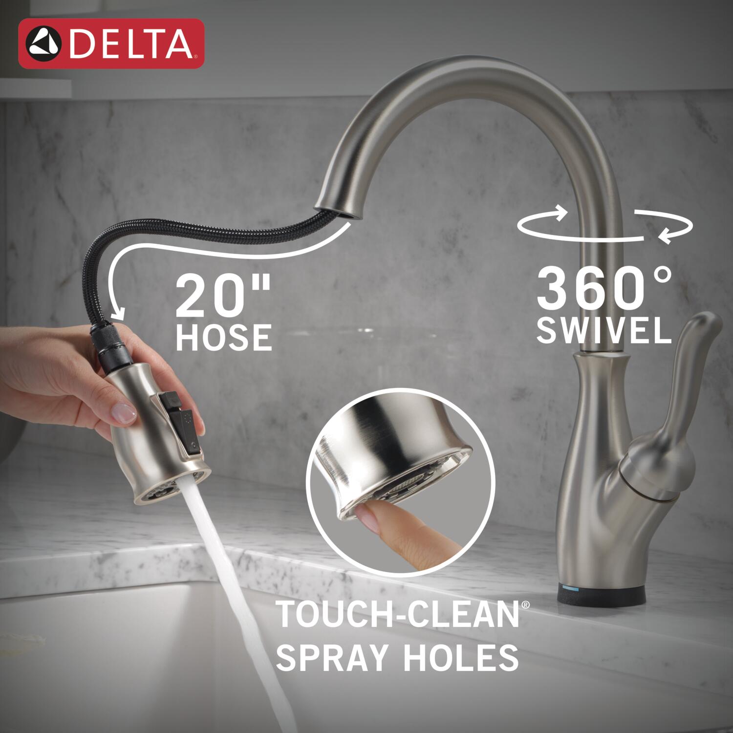 Delta 9178TL-SP-DST Kitchen-Faucets - View #7