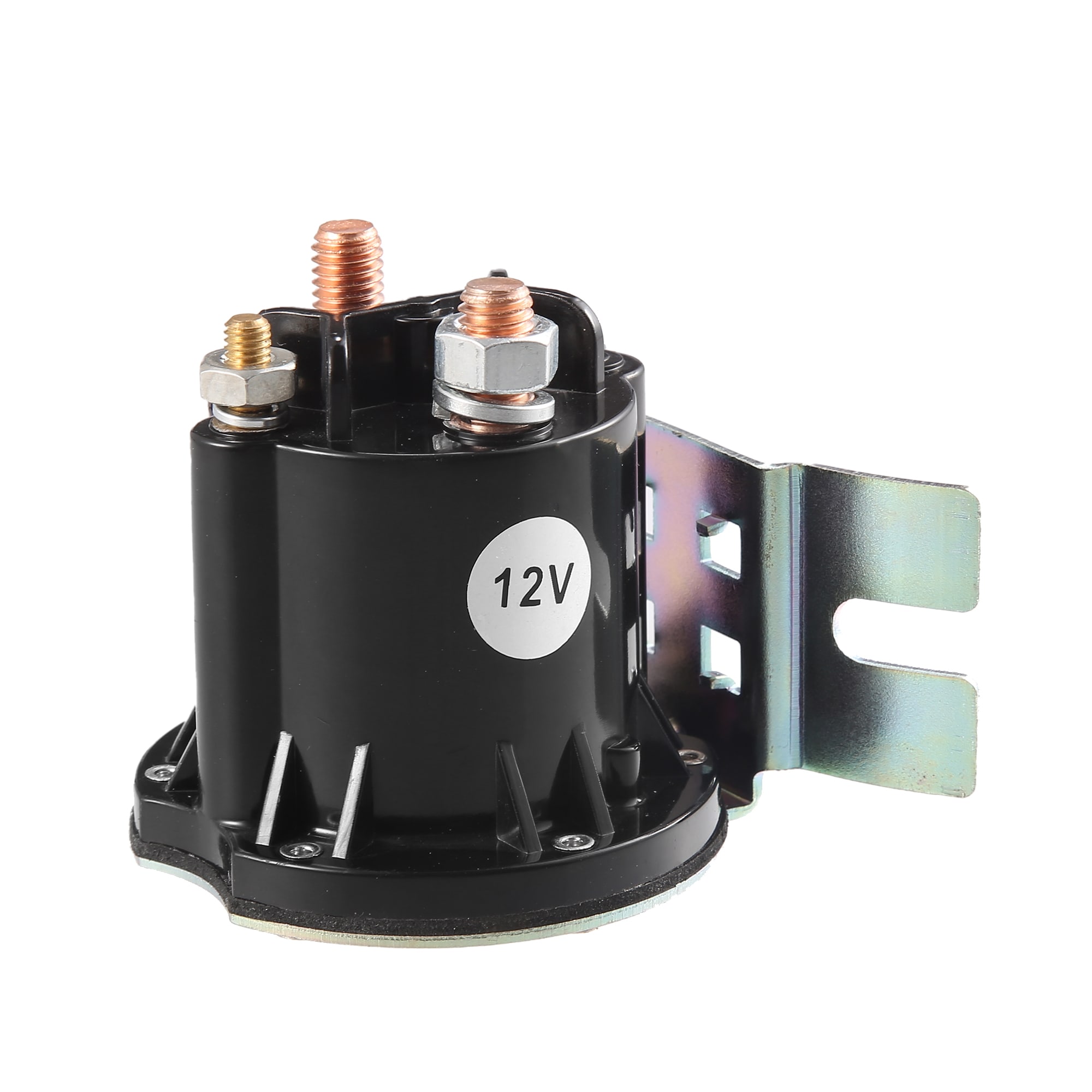 Unique Bargains Starter Solenoid Switch Relay Intermittent Duty Cycle 12 Volt DC Contactor 634-1261-212 Solenoid Control Relay Switch 3 Terminals for RV Grid Heater Lawn and Garden Tools #S26012101UX0290