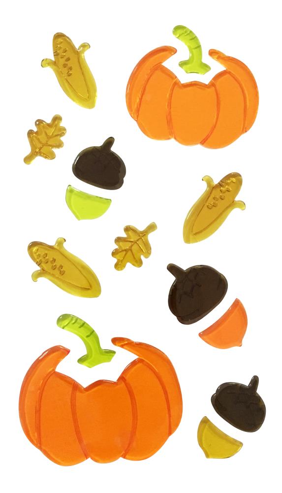 Holiday Living DCR-518025 12-in Pumpkin Window Cling