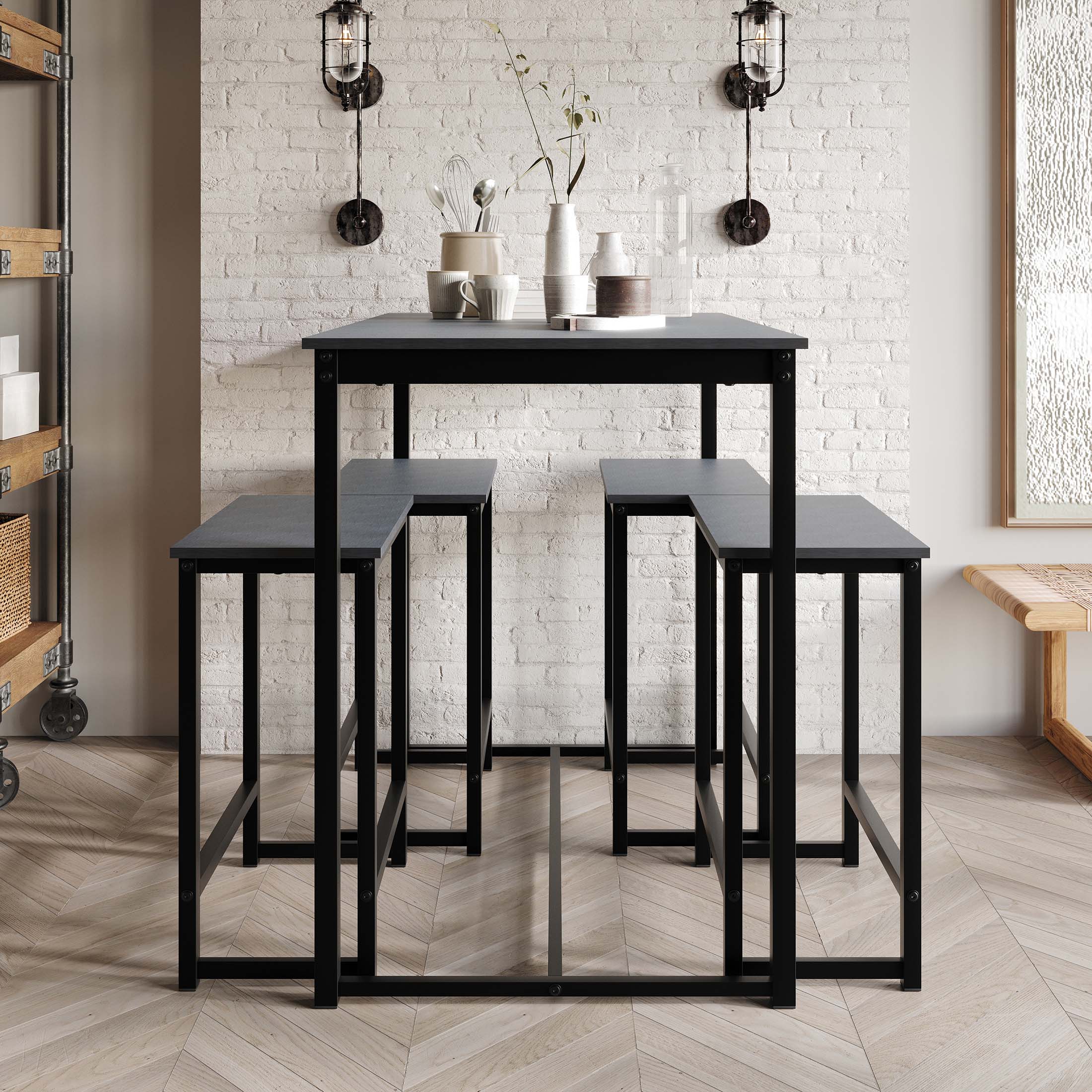 CasePiece CM671T40-BK-MT-5X Dining-Sets - View #2