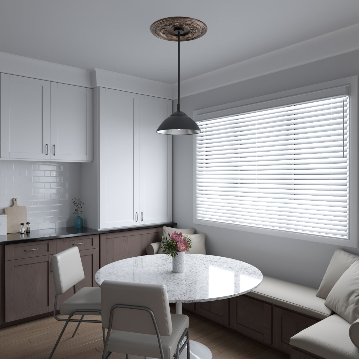 Ekena Millwork CMP19BACAB Ceiling-Medallions - View #6