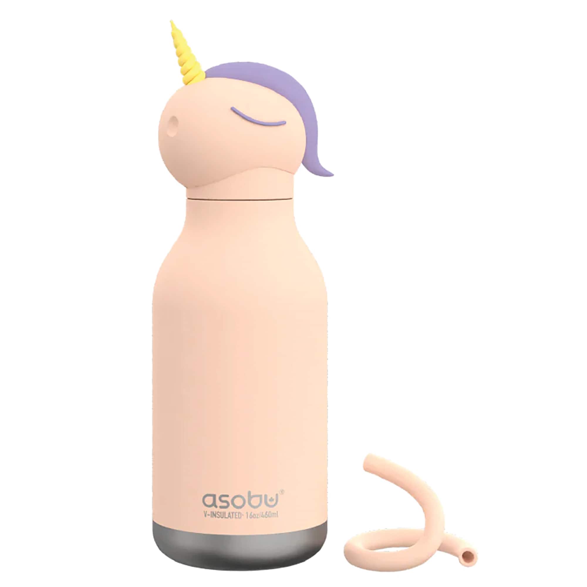 ASOBU ADNASBV44UN Bestie 16 -fl oz Stainless steel Insulated Water bottle - Unicorn