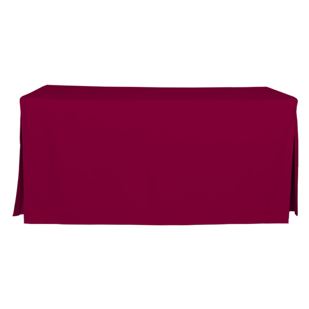WestPoint Home 028828403483 Tablevogue Table Cover Collection Fitted Indoor/Outdoor Garnet Table Cover for 6-ft rectangle